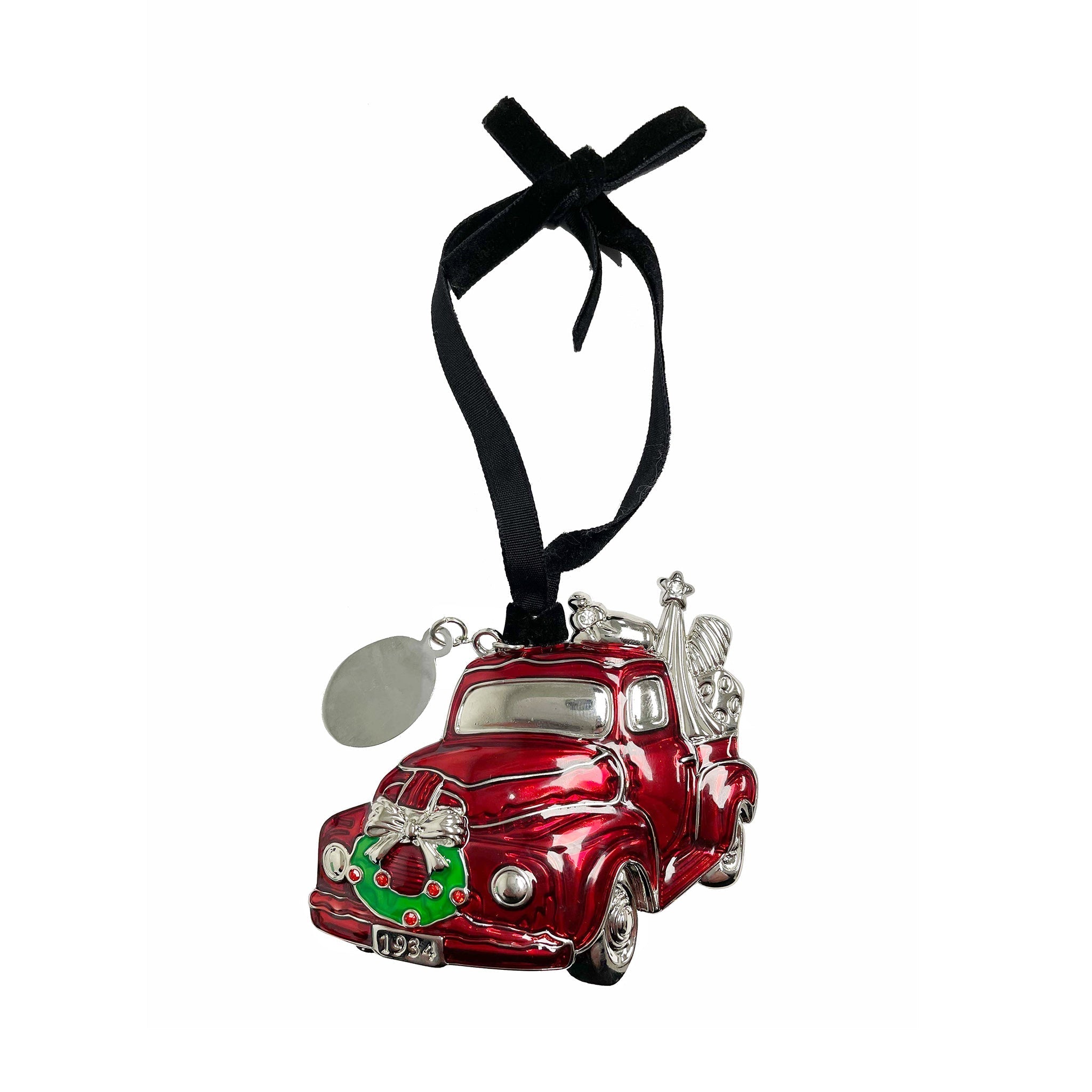 3D Red Truck Ornament