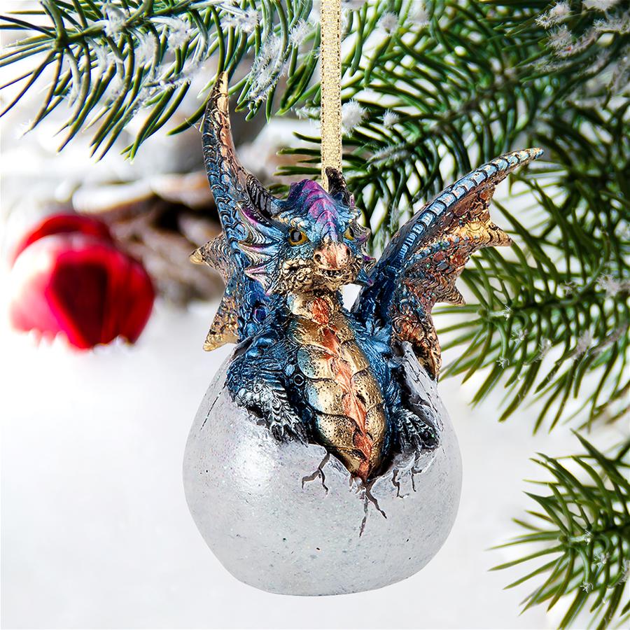 Hard Boiled Dragon Hatchling Holiday Ornament