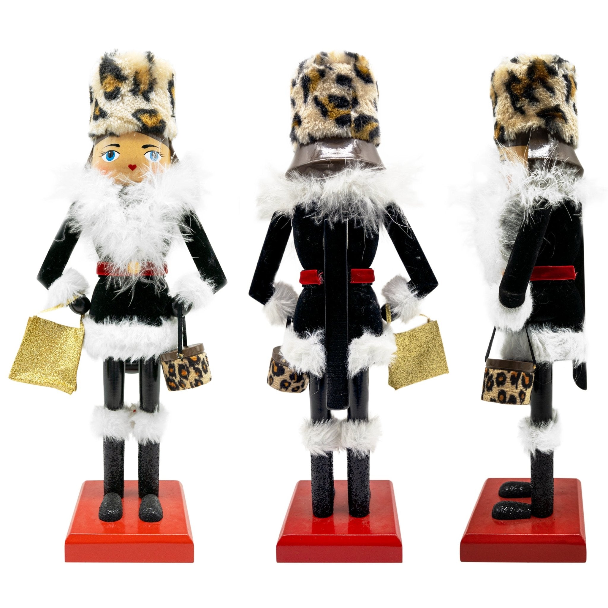 14-inch Wooden Nutcrackers Christmas Decoration Figures