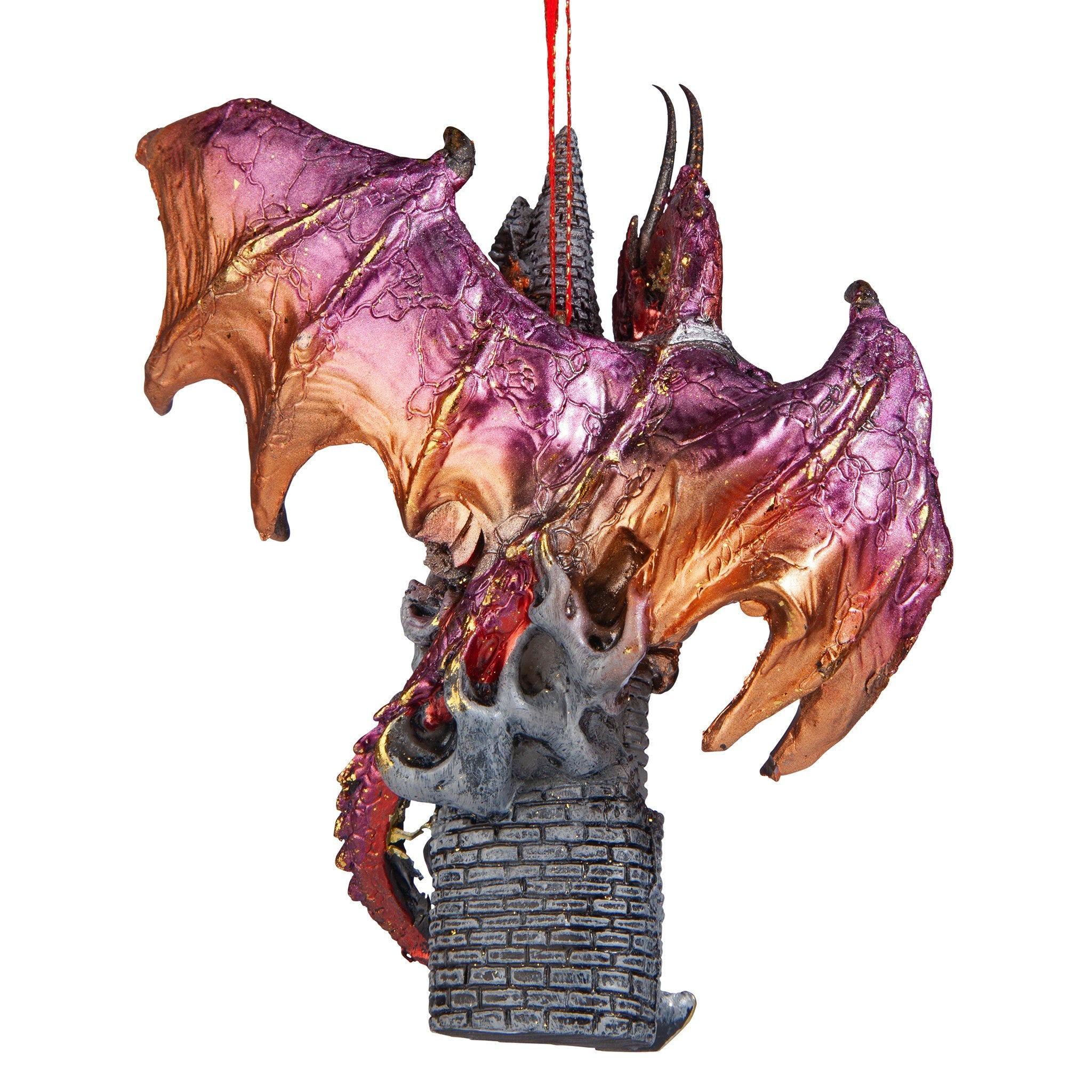 Zanzibar, the Gothic Dragon Holiday Ornament