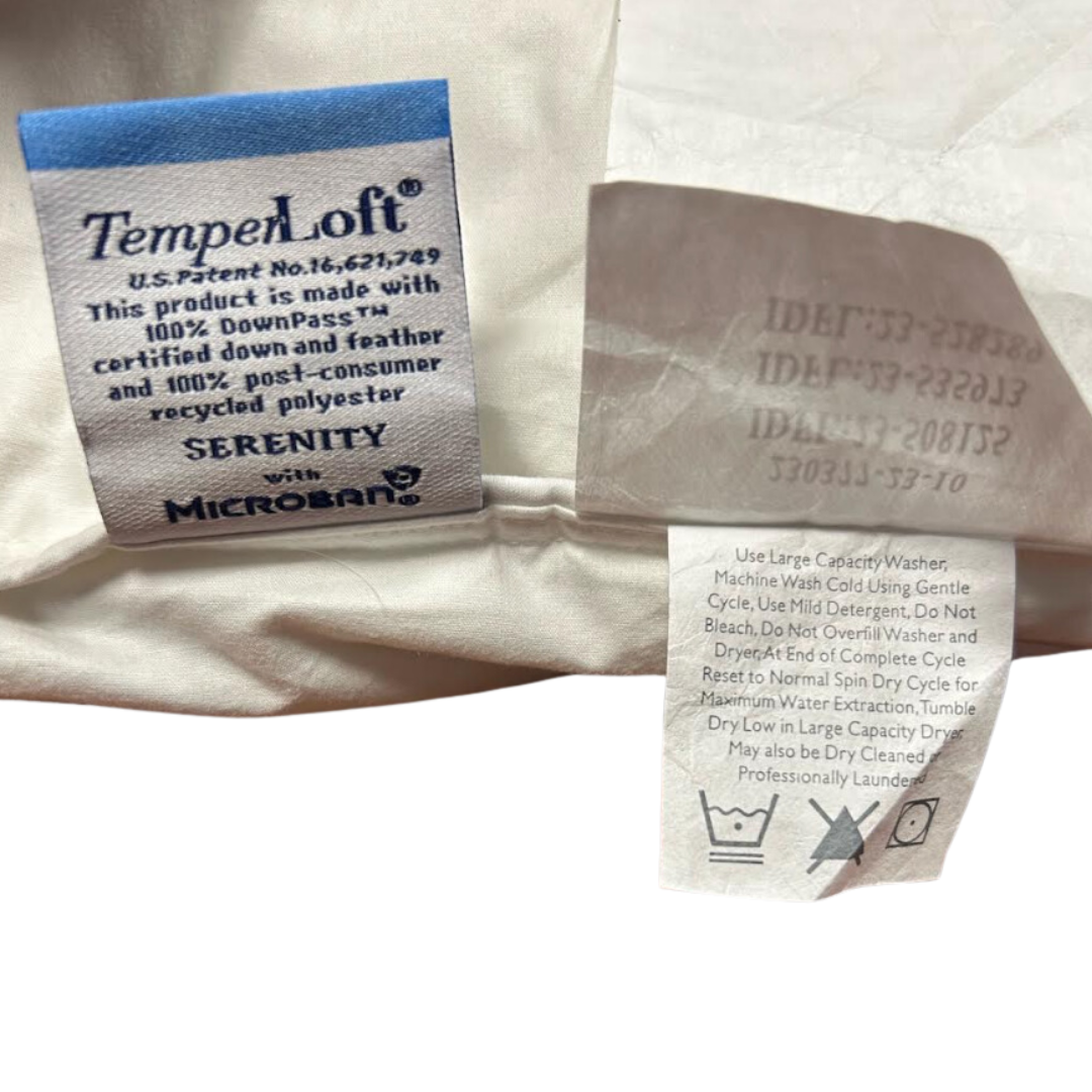 Temperloft Down/Down Alternative Pillow, Featured at Many Hotels