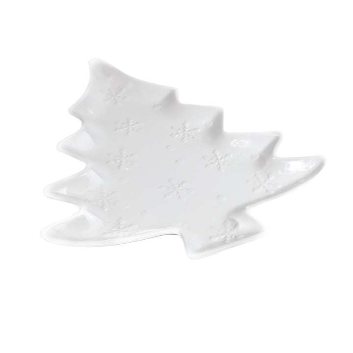 Winterfest Christmas Tree Serving Dish