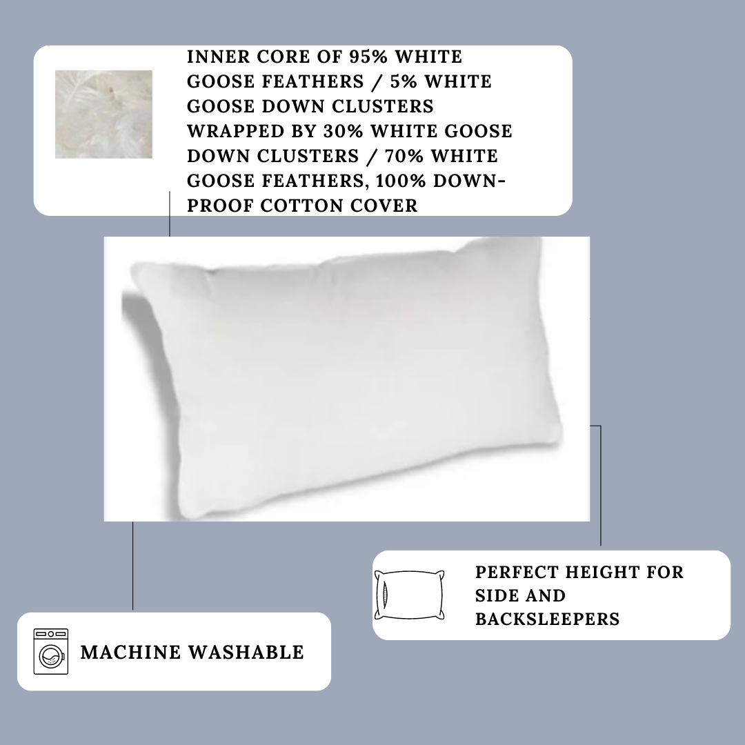 Down Etc. Rhapsody Wrap Down/Feather Pillow- Featured at Many Hyatt<sup>®</sup> Hotels