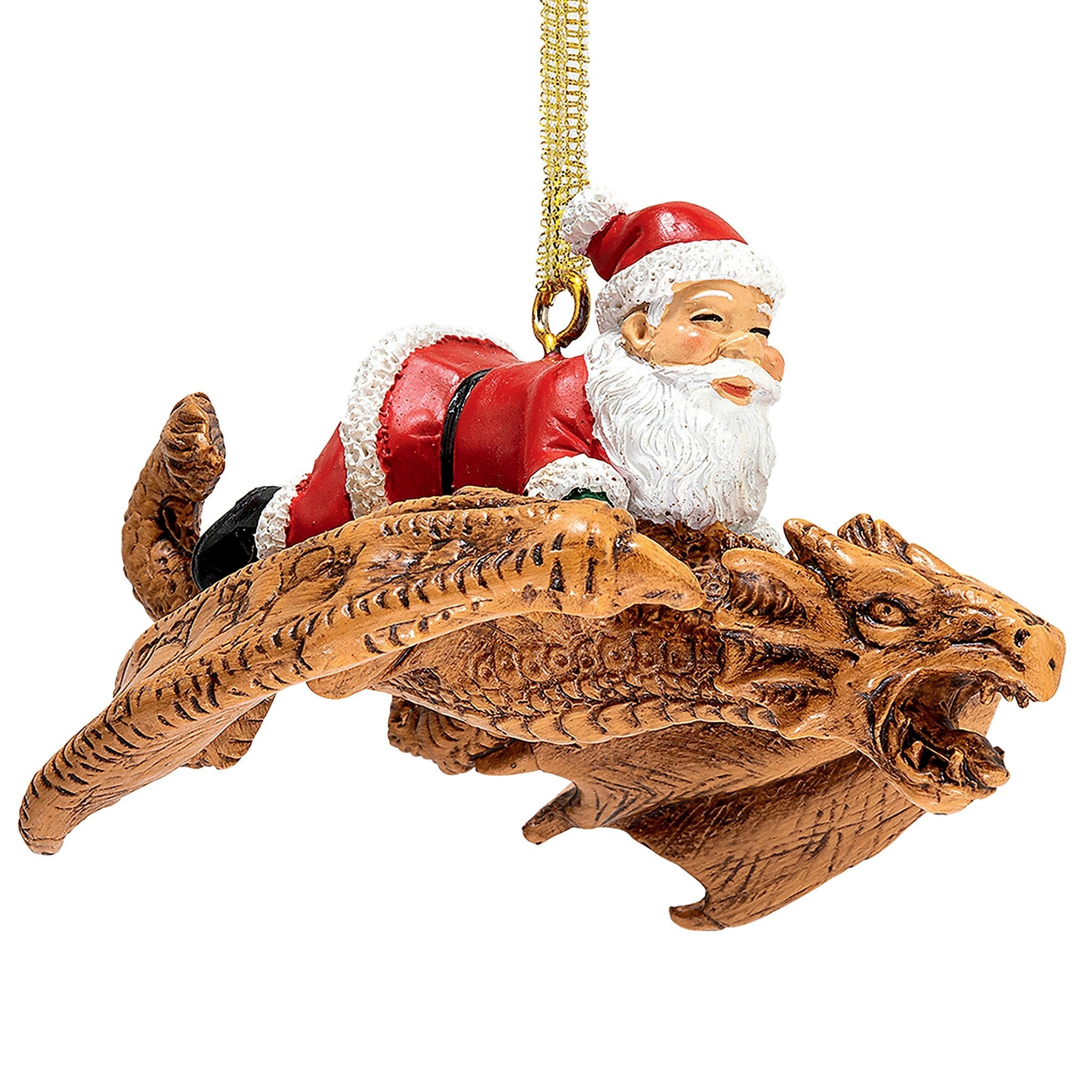 Santa and the Snowdragon 2020 Holiday Gothic Ornament: Each