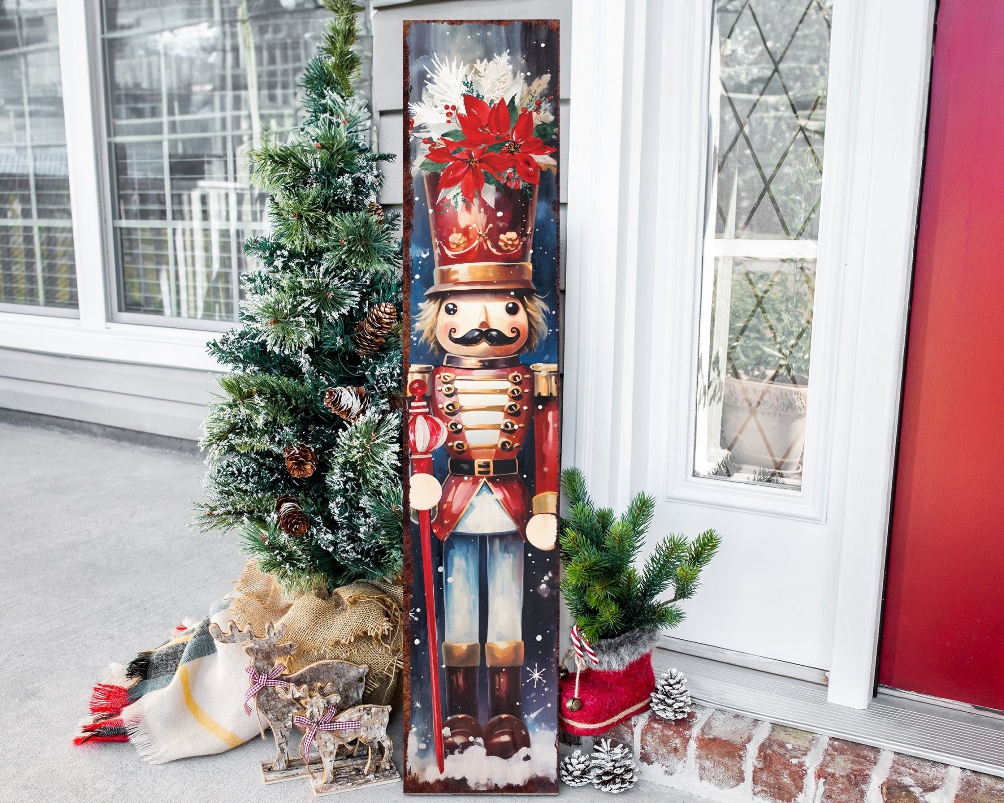 48in Nutcracker Christmas Porch Sign