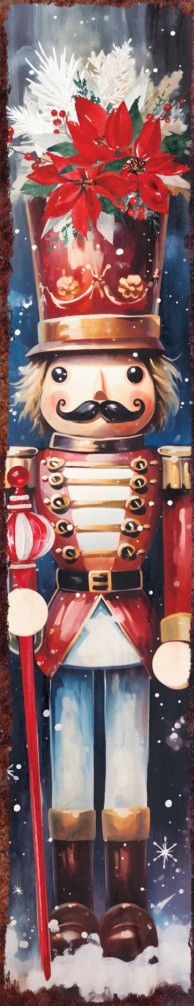 48in Nutcracker Christmas Porch Sign