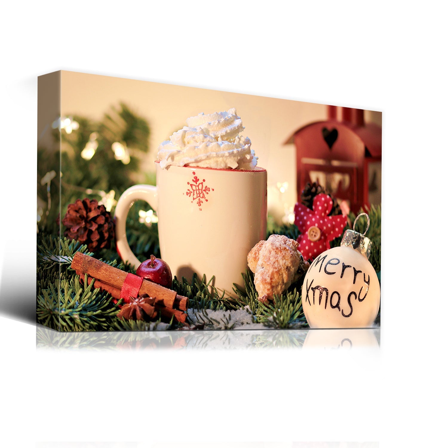 Winter Wall Art Mug with Cocoa 40" x 28"