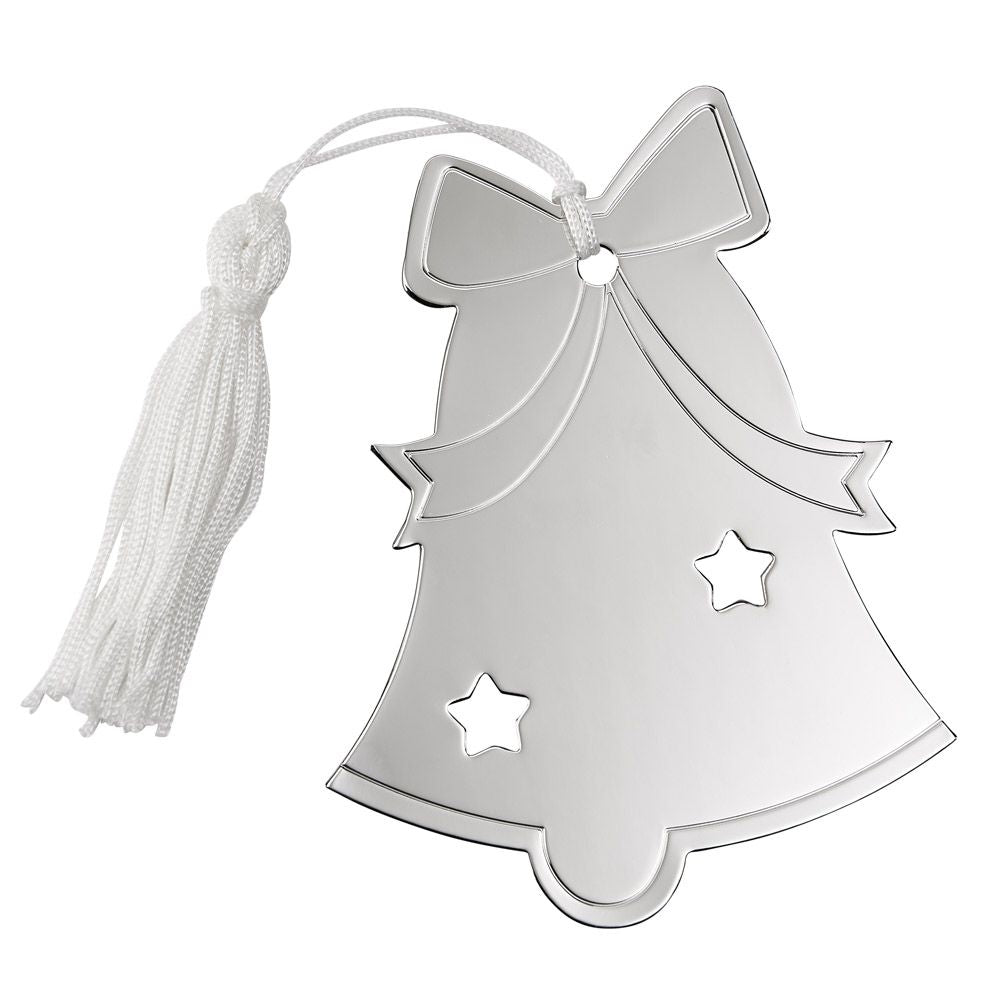 Bell Ornament with  White Tassel