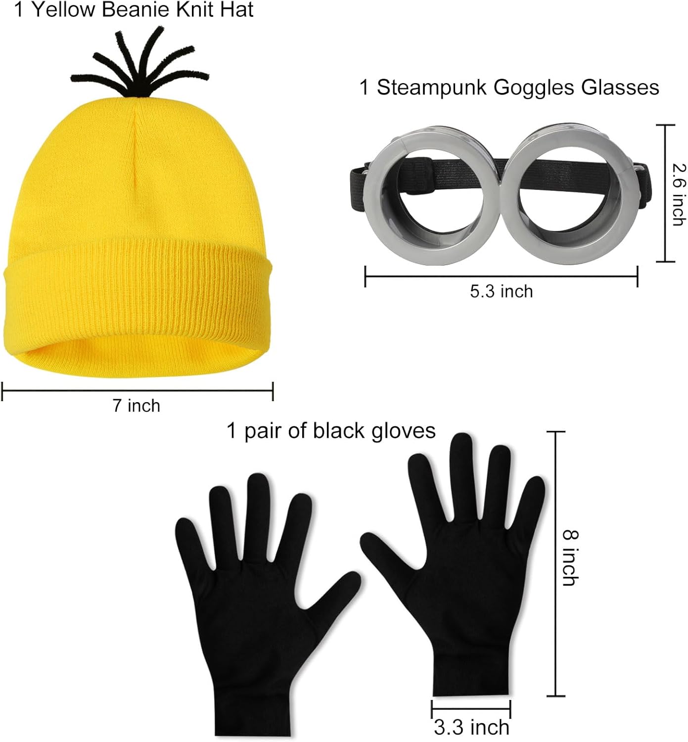 Halloween Costume Accessory Set for Adults