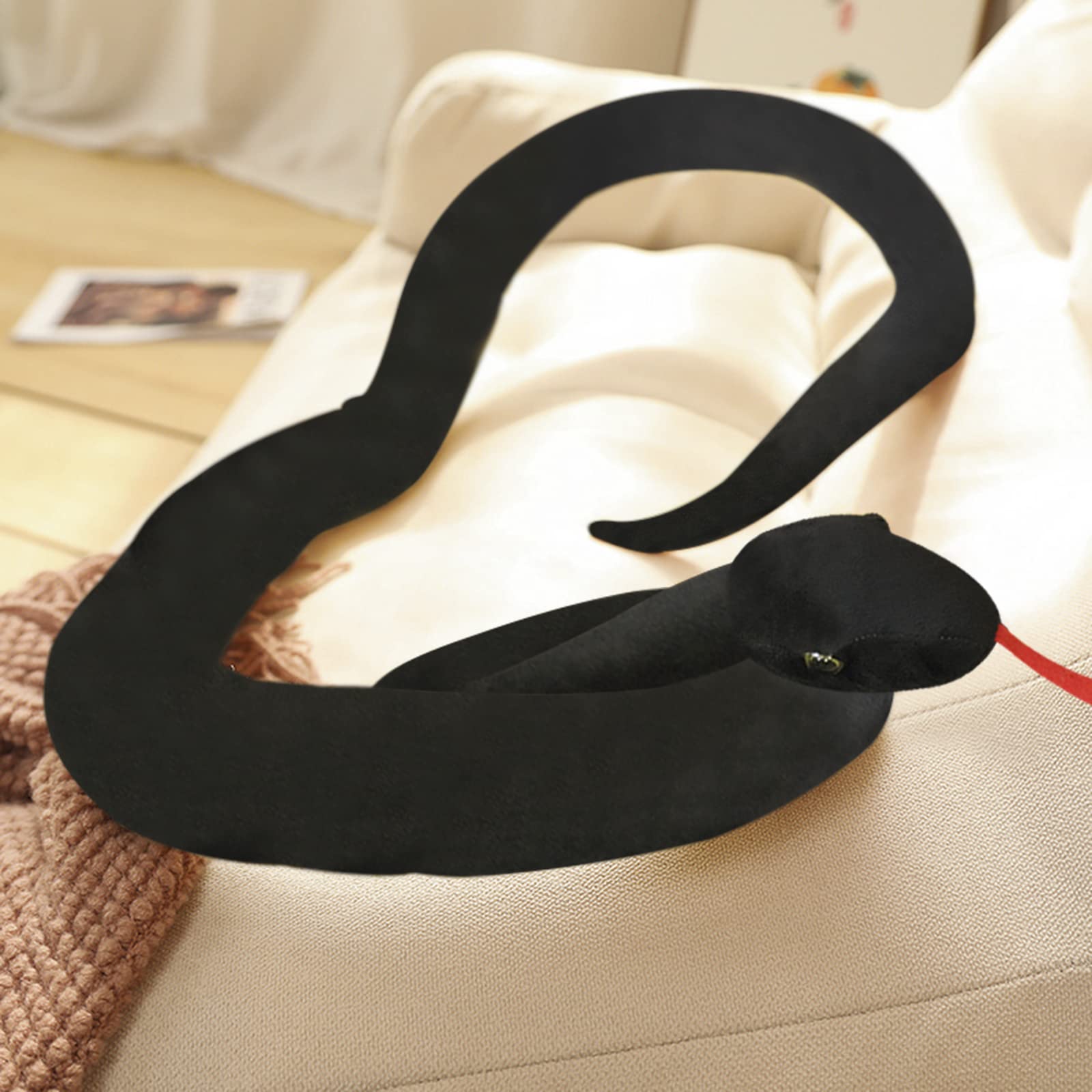 Realistic Animal Stuff Snake Pillow