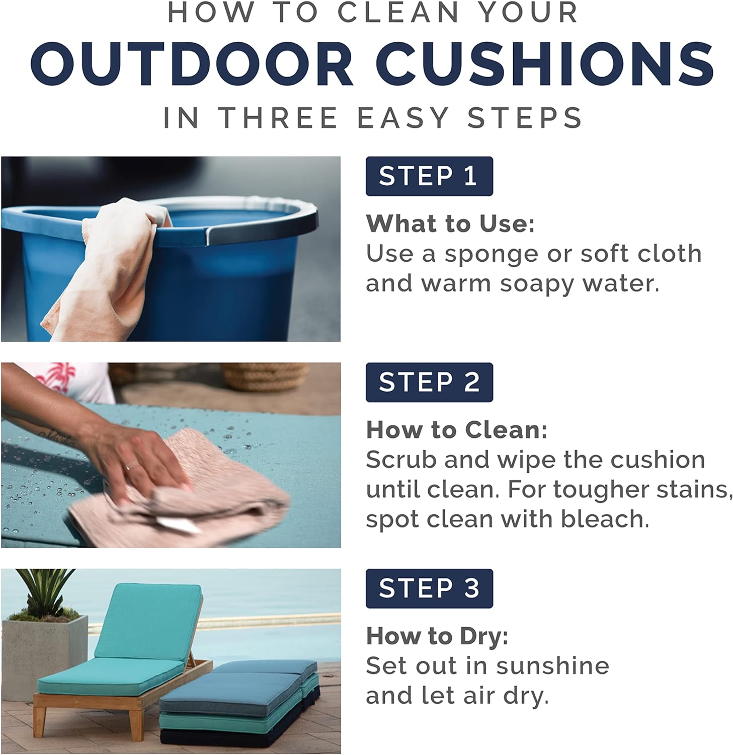 Outdoor Deep Seat Cushions