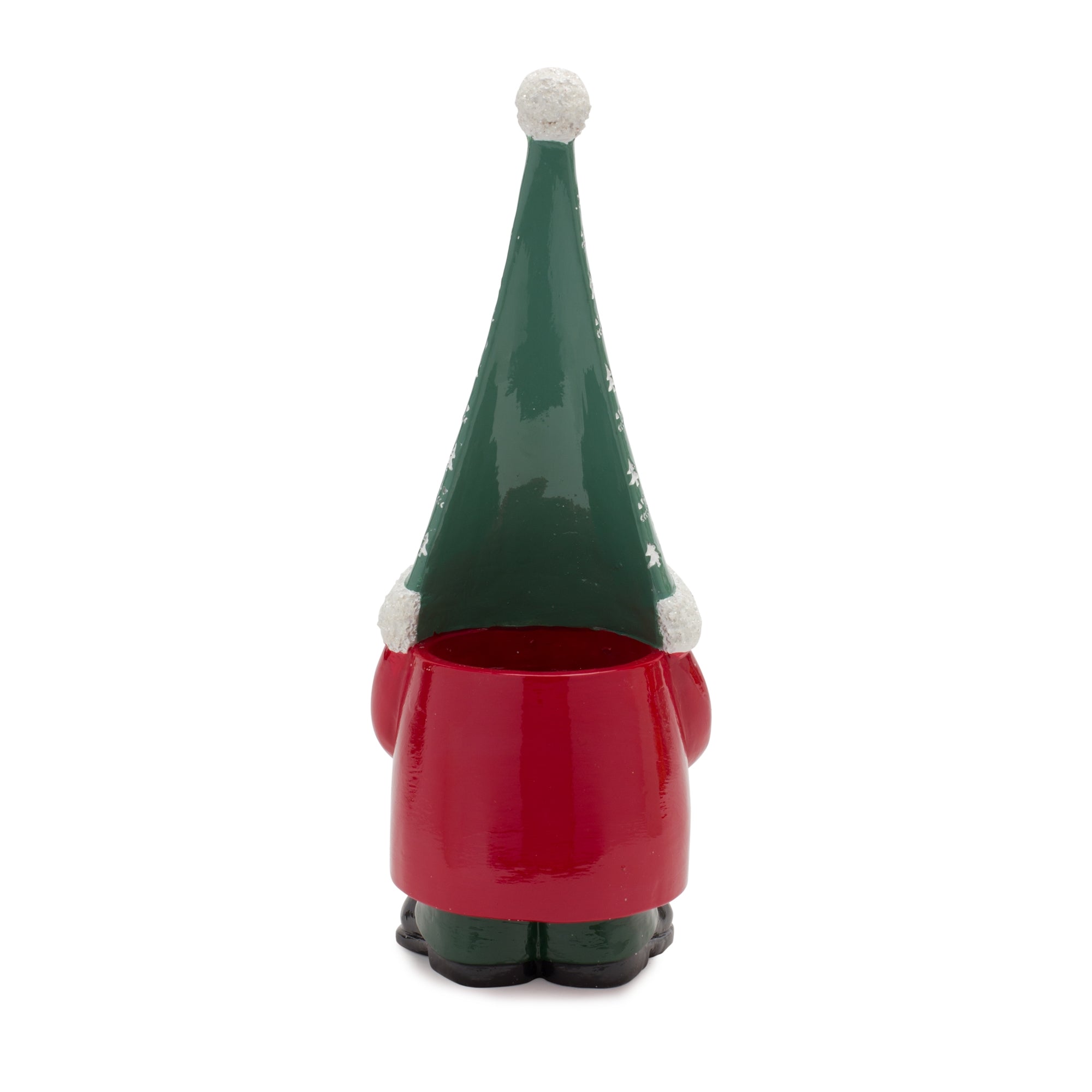 Stone Holiday Gnome Figurine with Present Accent (Set of 2)