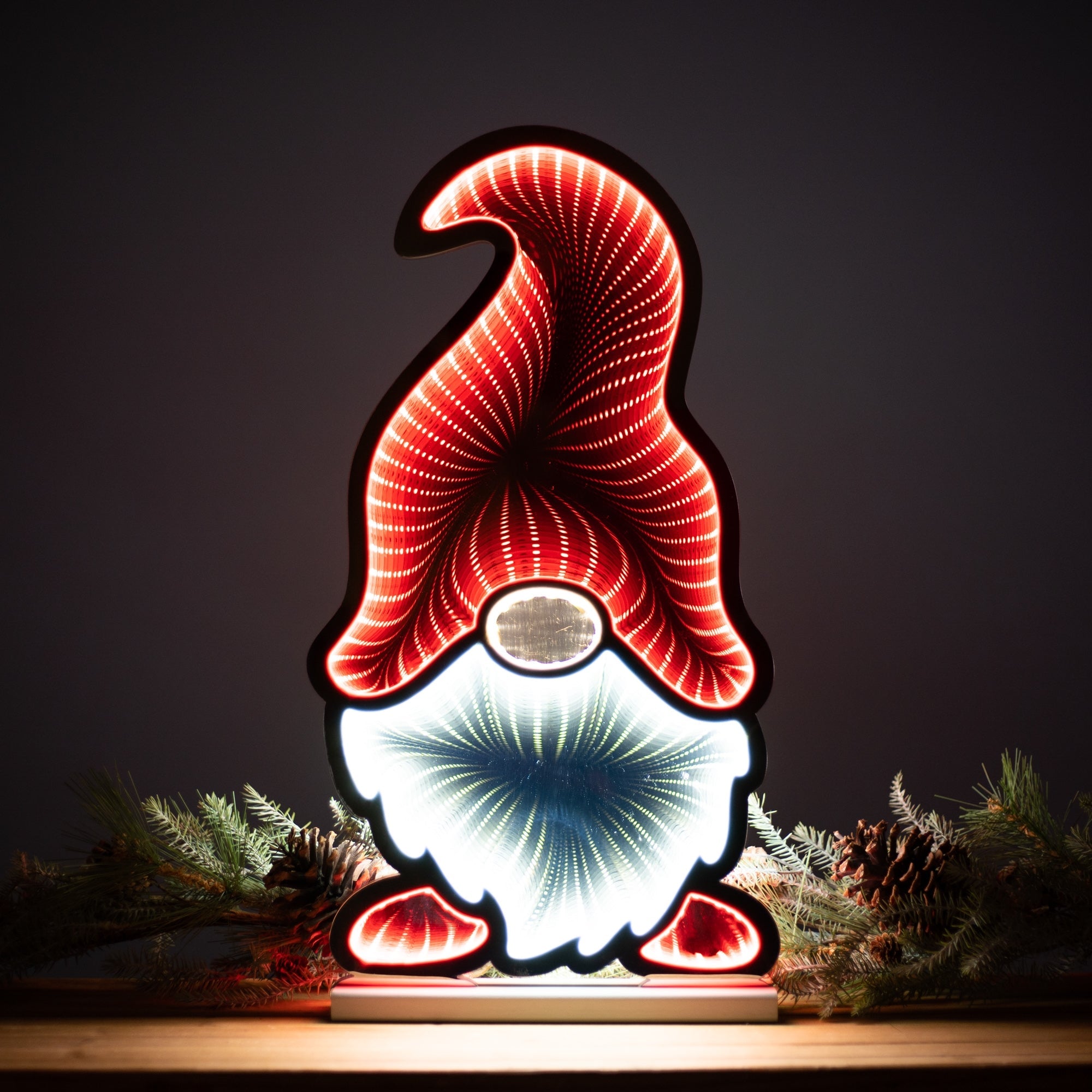 Gnome Infinity Light Display 24"H