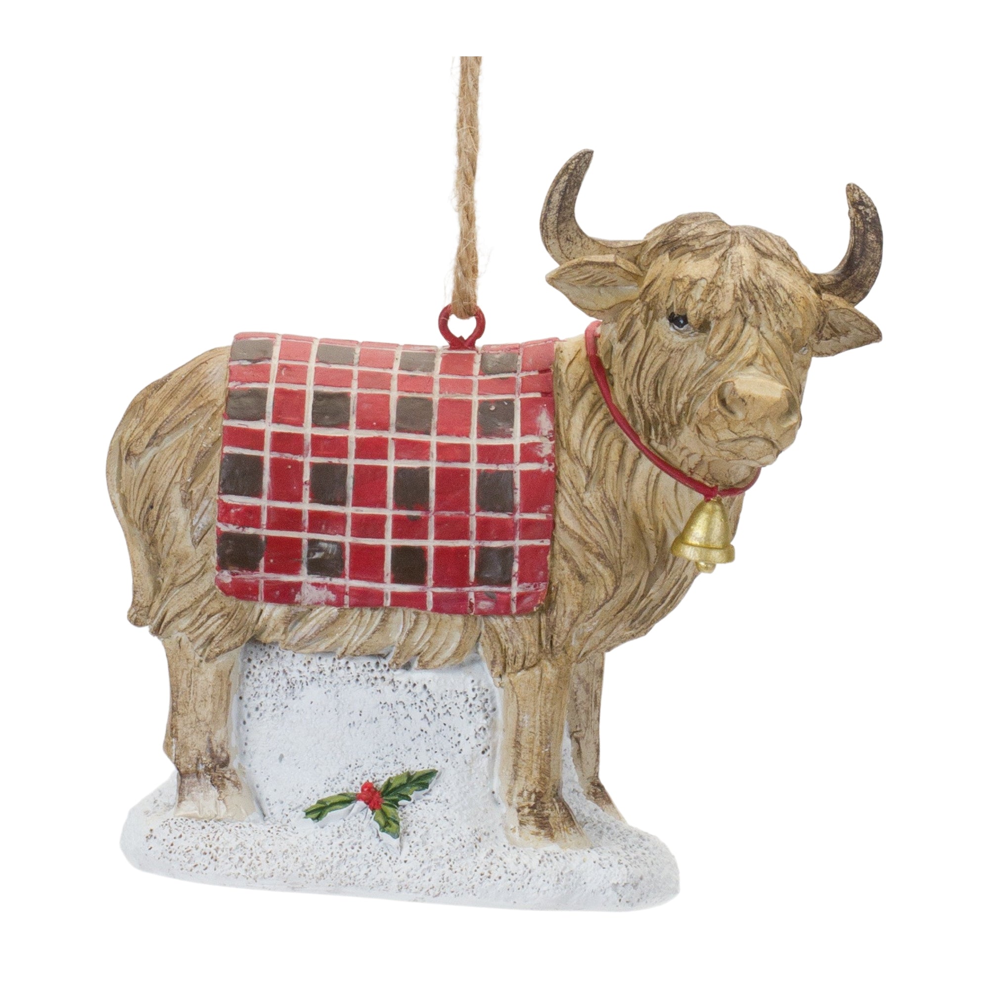 Highland Cow Ornament (Set of 6)