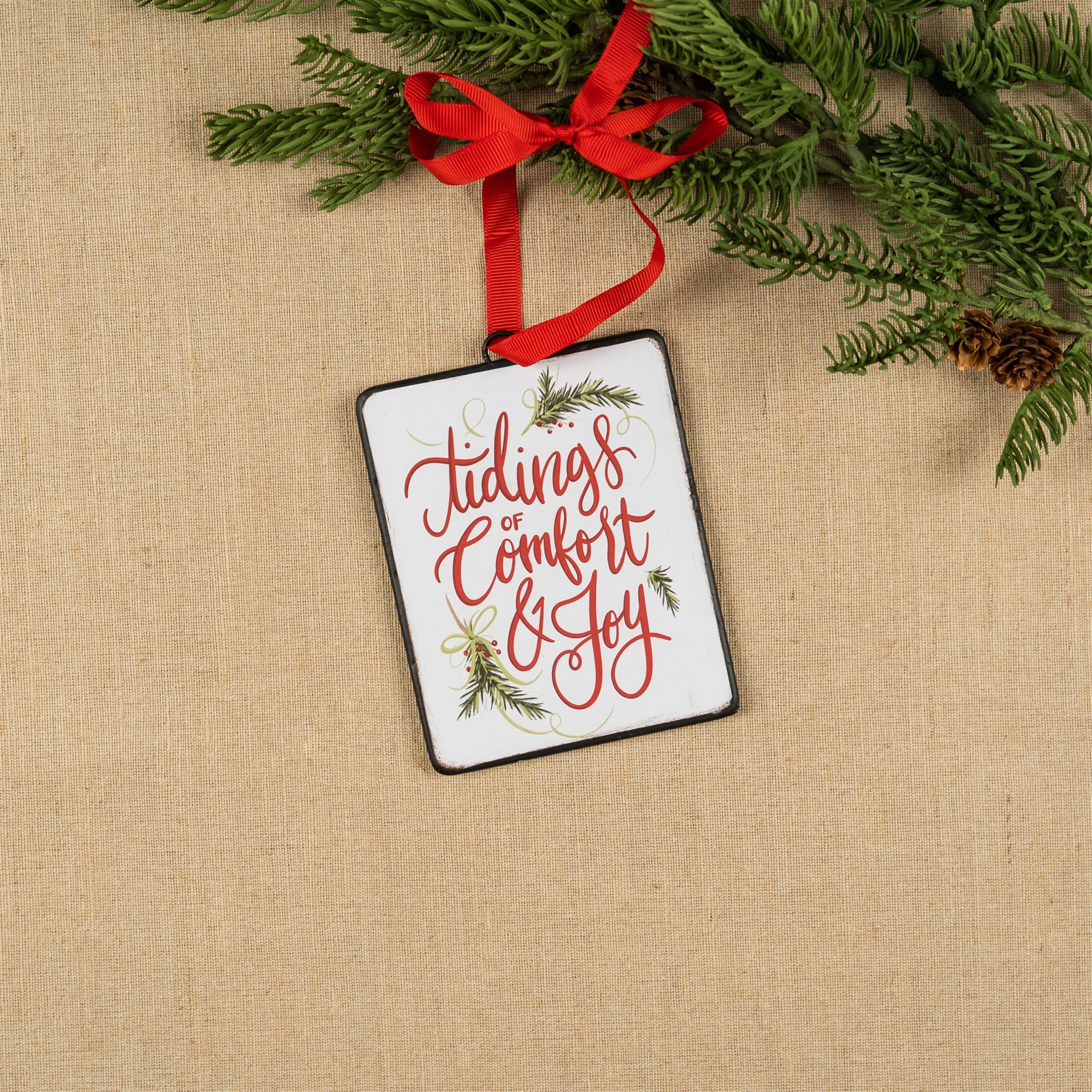 Holiday Sentiment Ornament (Set of 12)