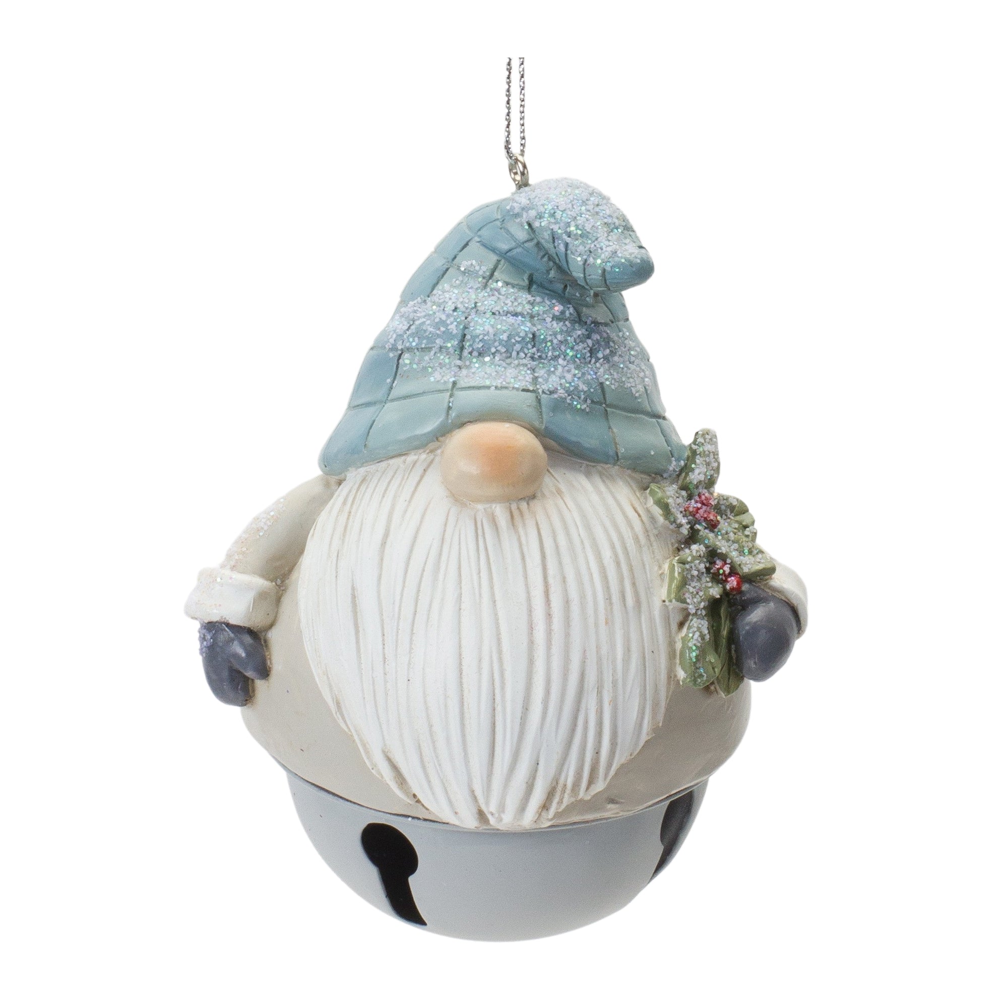 Gnome Sleigh Bell Ornament (Set of 12)