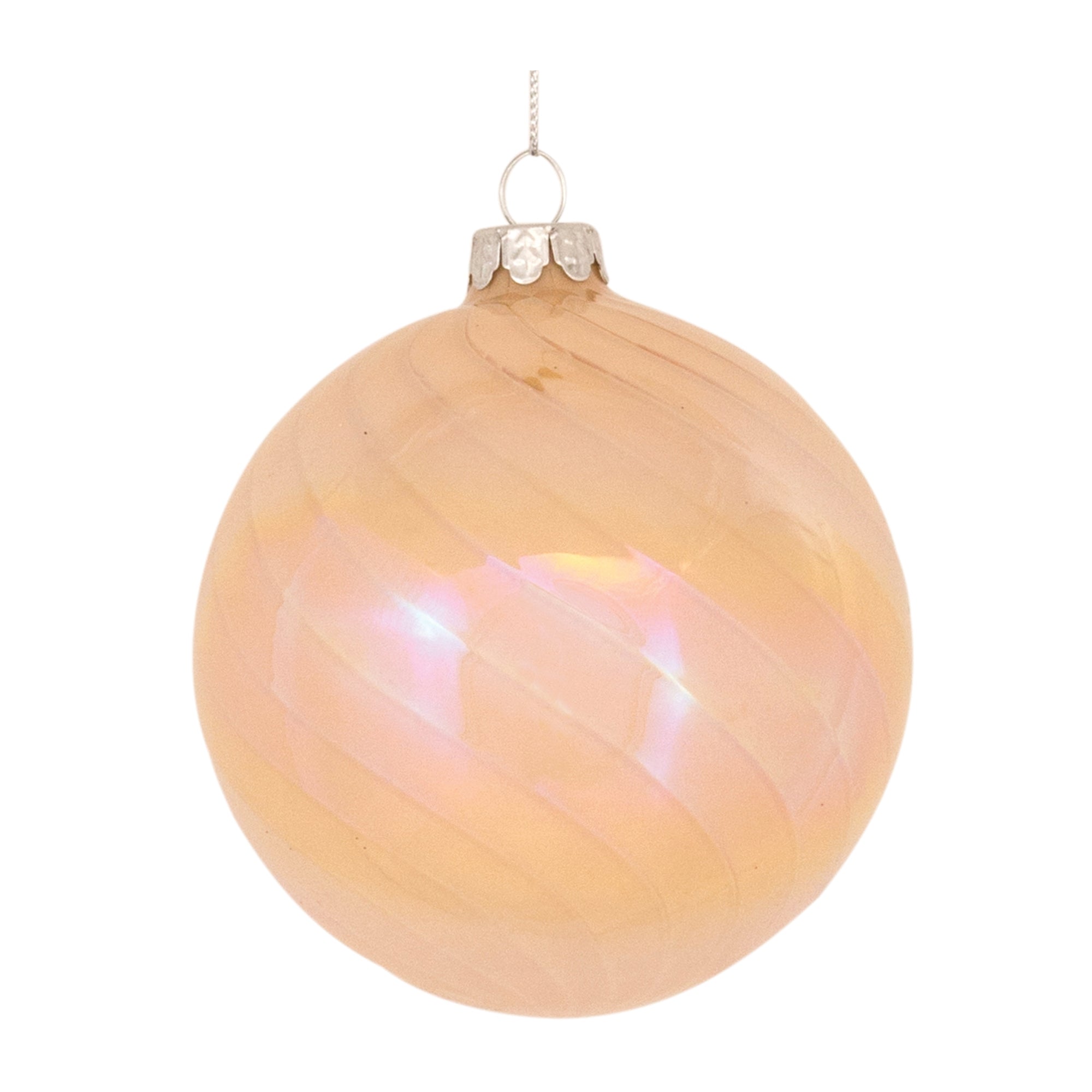 Irredescent Glass Ornament (Set of 6)