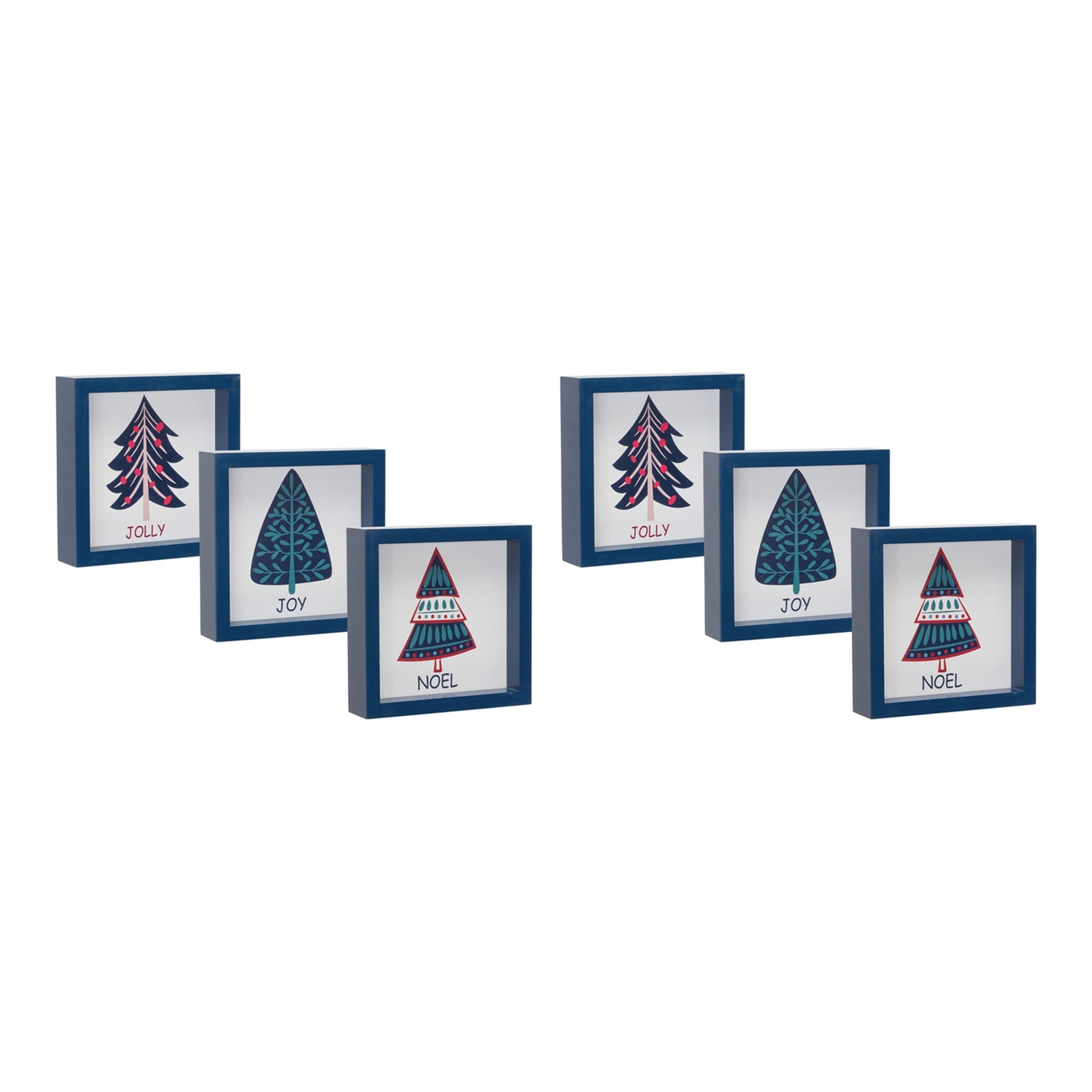 Pine Tree Sentiment Sign (Set of 6)