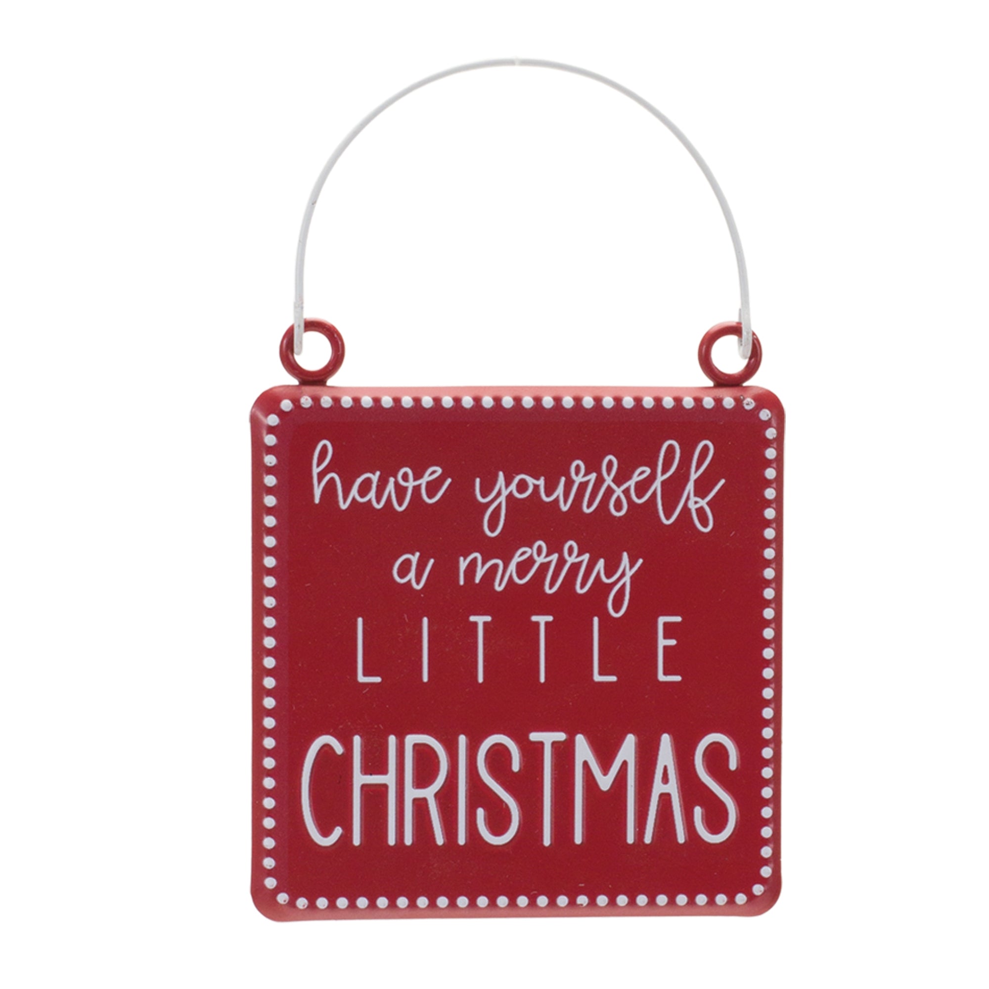 Holiday Sentiment Ornament (Set of 6)