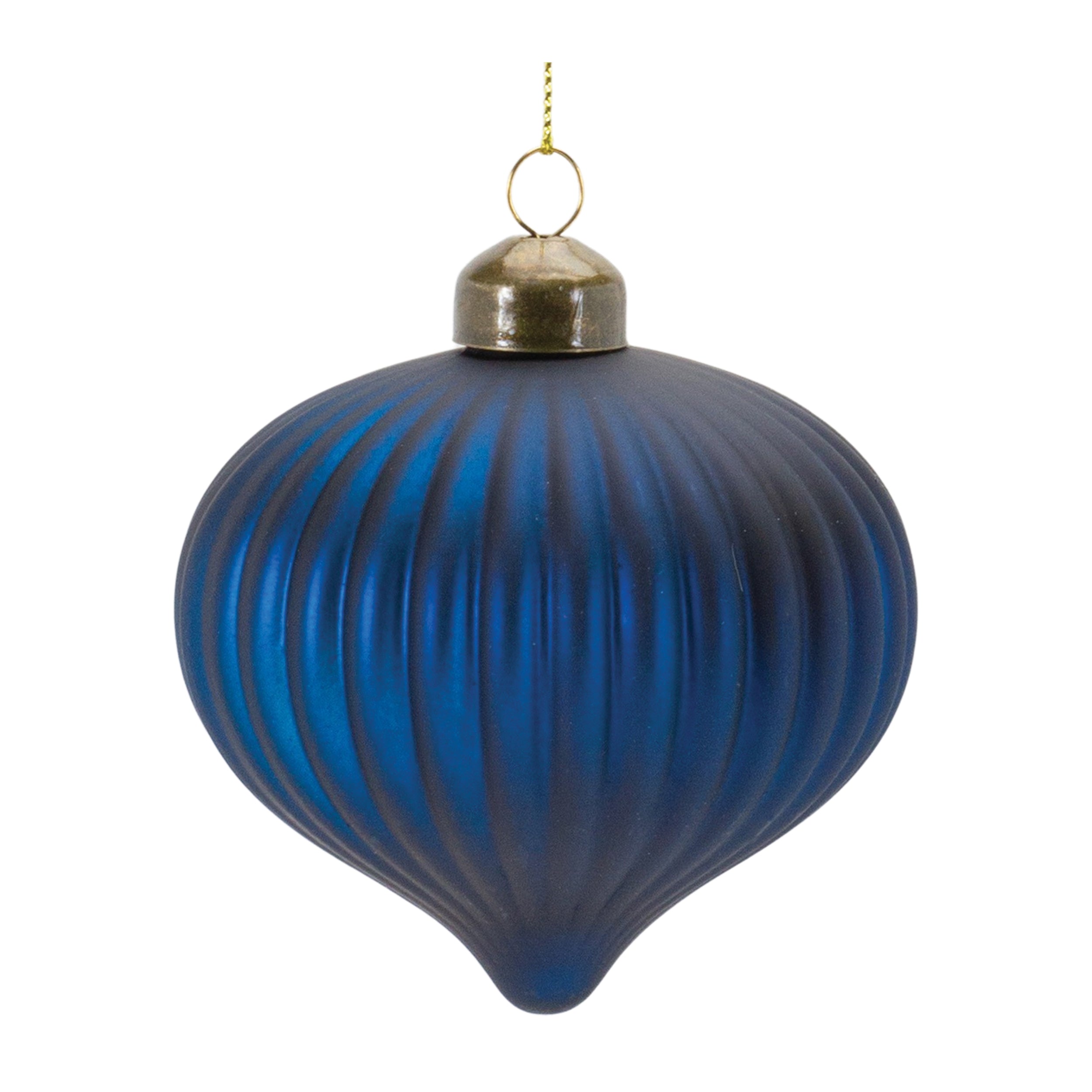 Ribbed Glass Ornament (Set of 12)