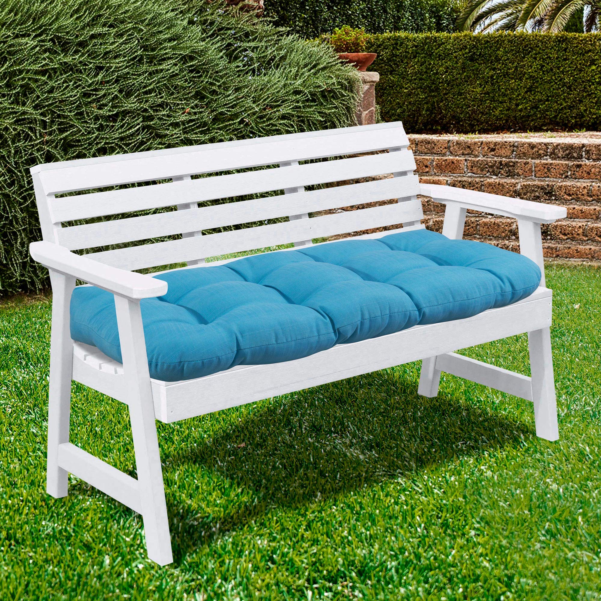 Premium Outdoor Loveseat Seat Pads