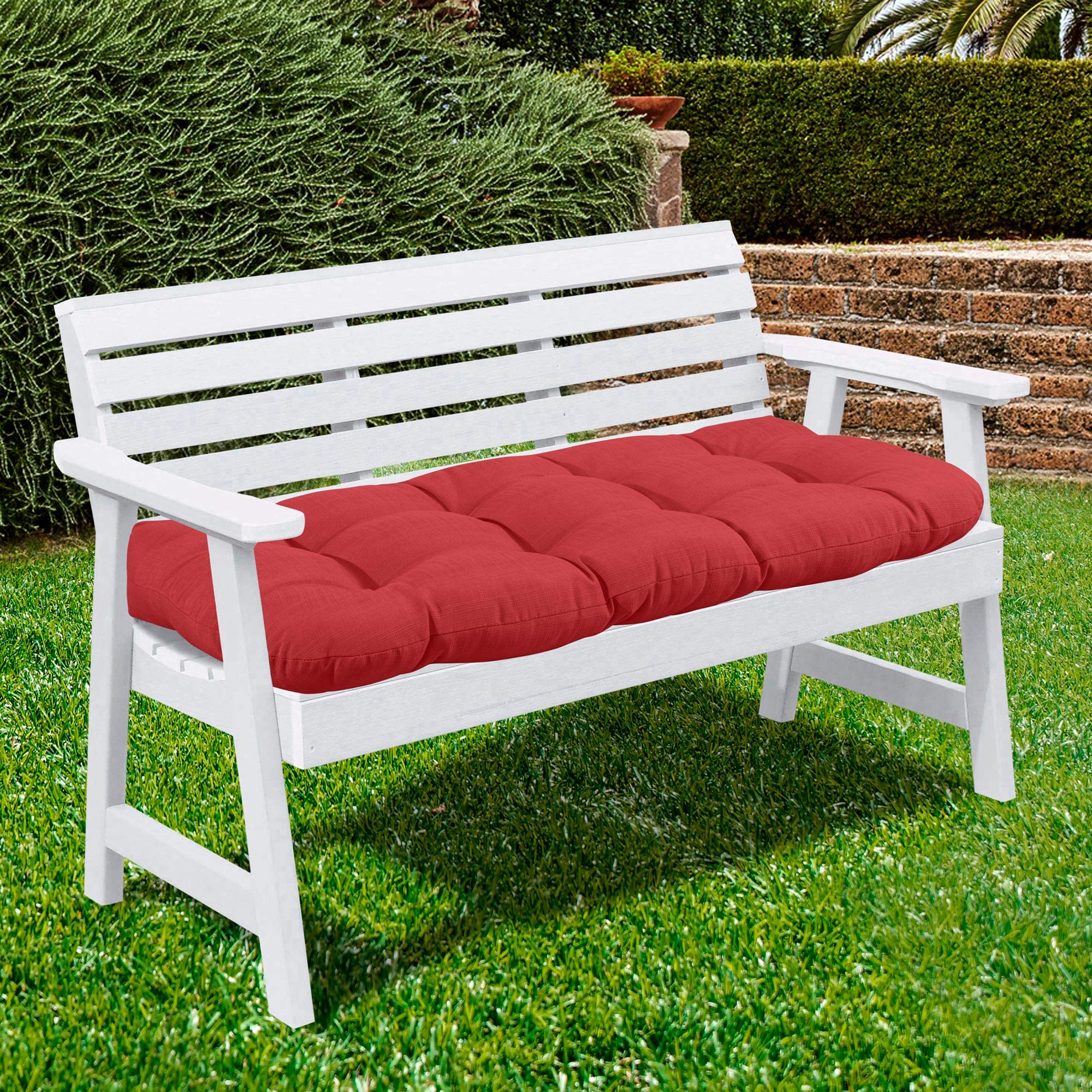 Premium Outdoor Loveseat Seat Pads