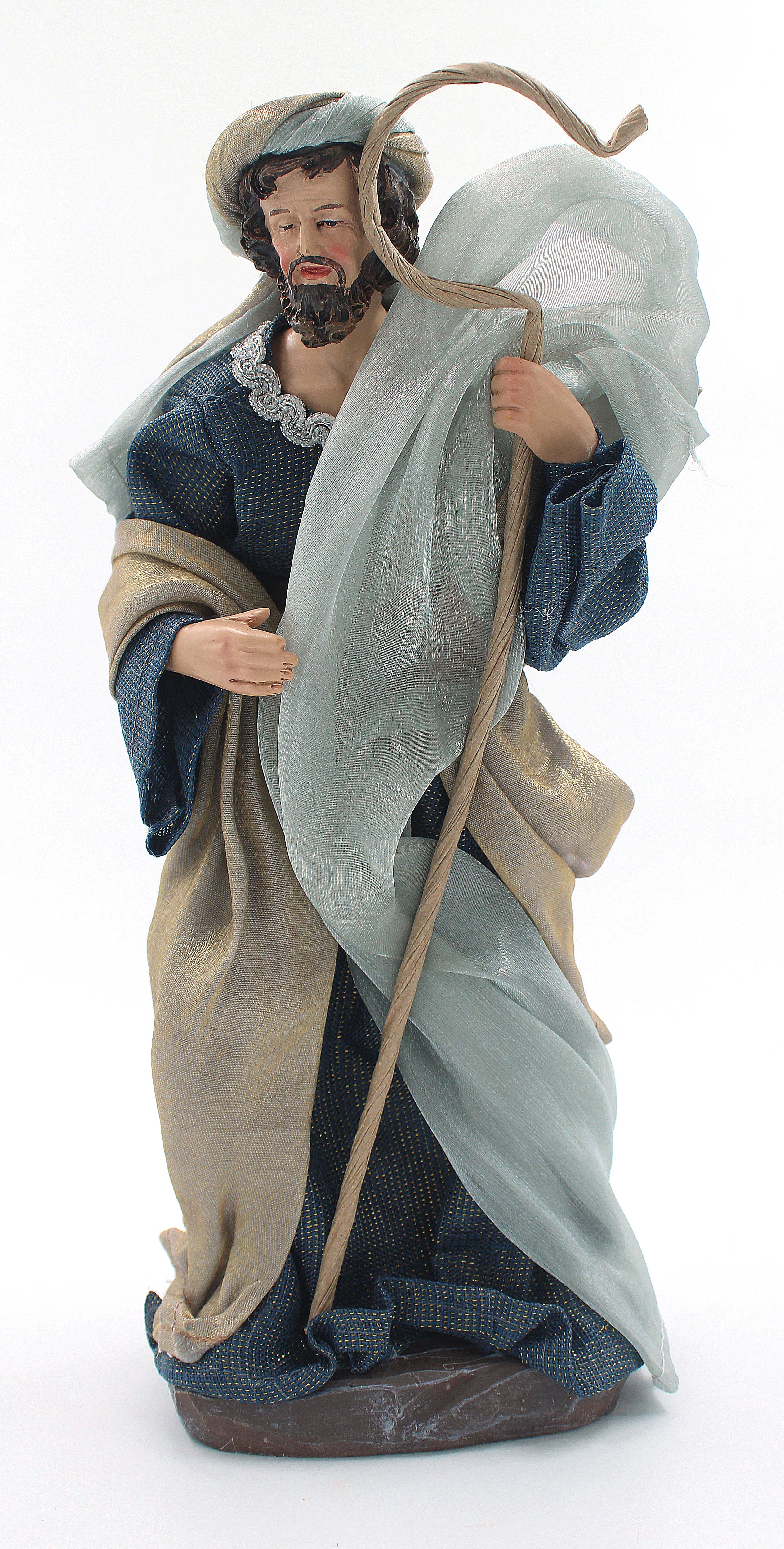 12" Hand painted Resin Nativity Scene - 3 Colors Available