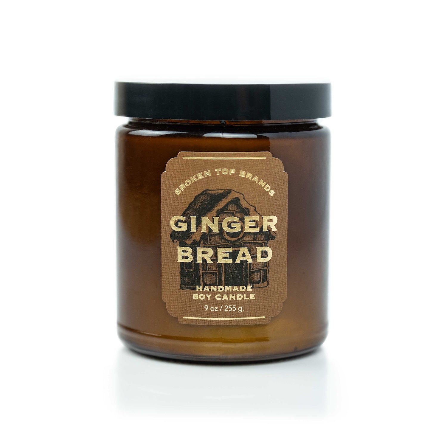 Gingerbread Handmade Holiday Soy Candle 9oz