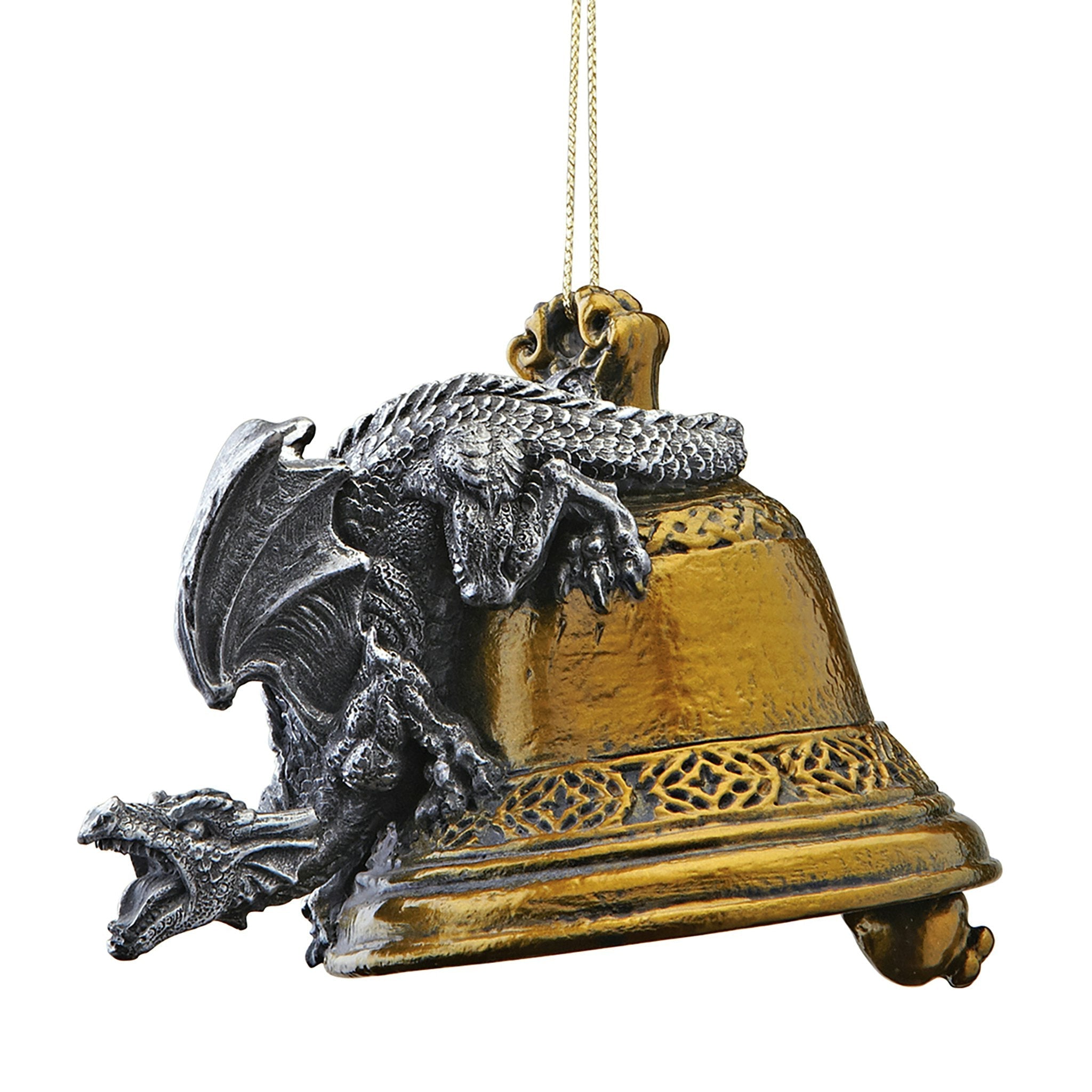 Humdinger the Bell Ringer Gothic Dragon Ornament: Set of Three