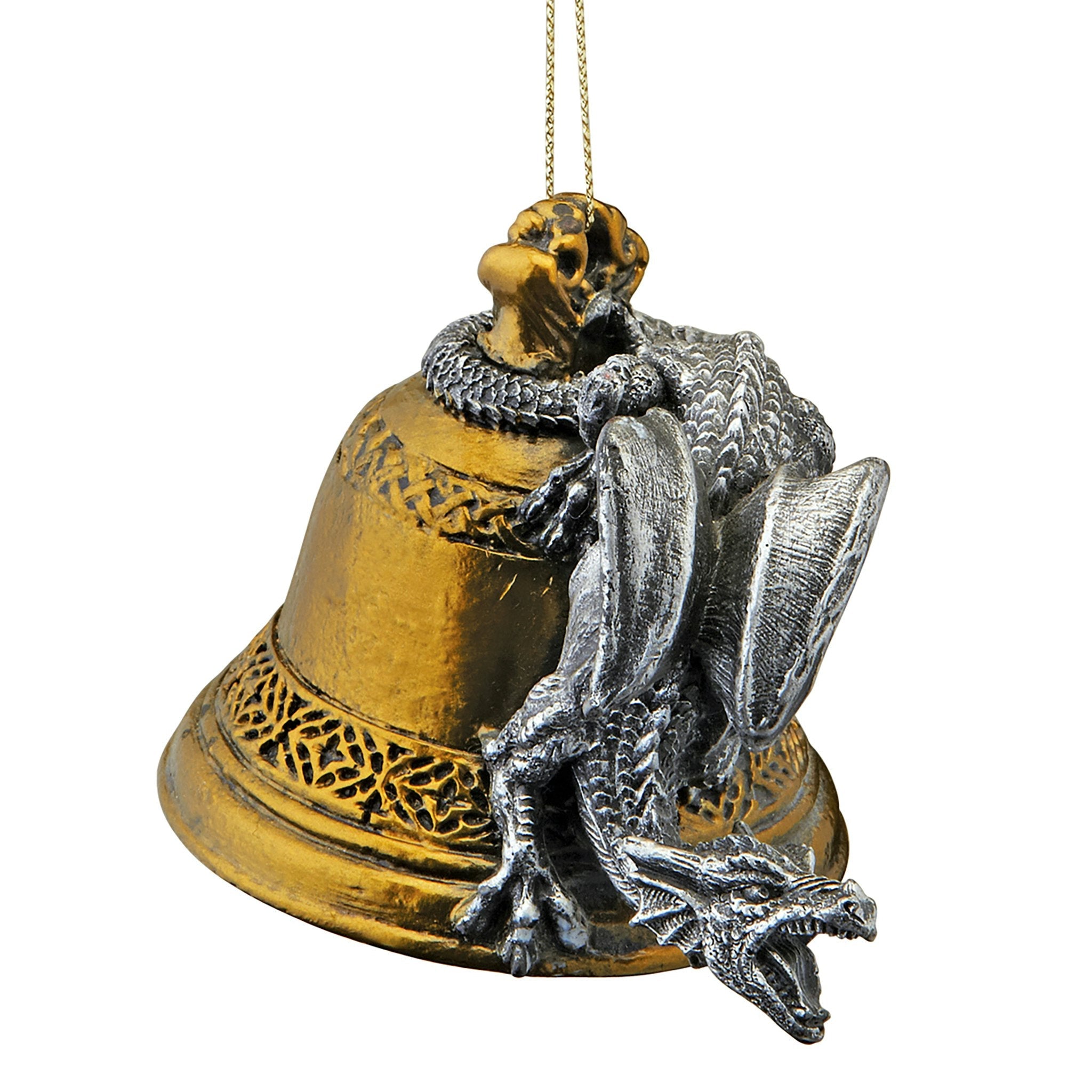 Humdinger the Bell Ringer Gothic Dragon Ornament: Set of Three