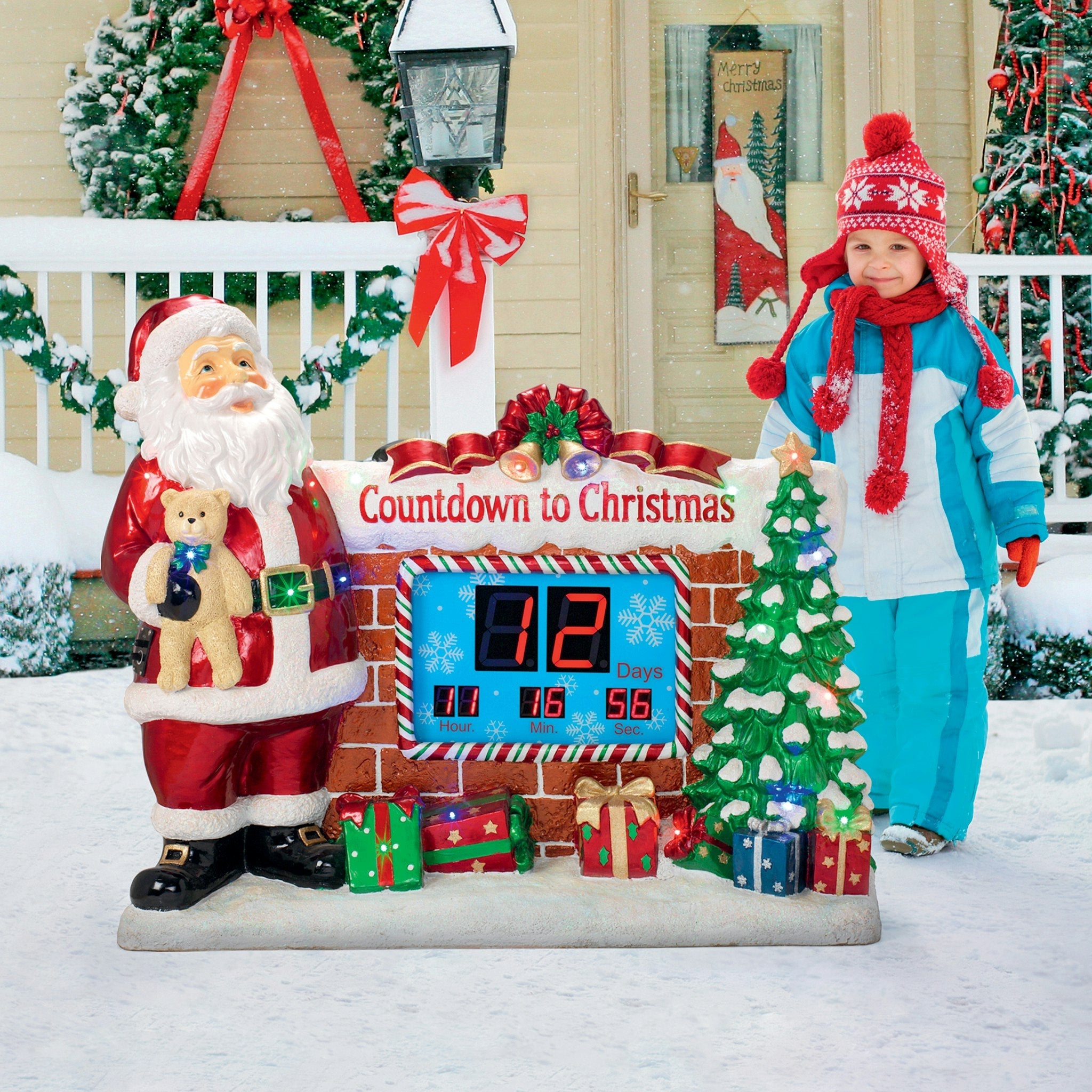 Santa's Countdown to Christmas Digital Sculpture