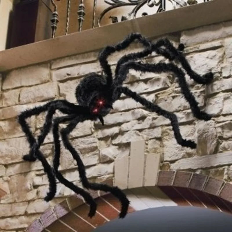 Halloween Big Plush Spider Halloween Decoration Party Props Outdoor Big Spider Decoration Chamber Trick A Prank  Big Spider