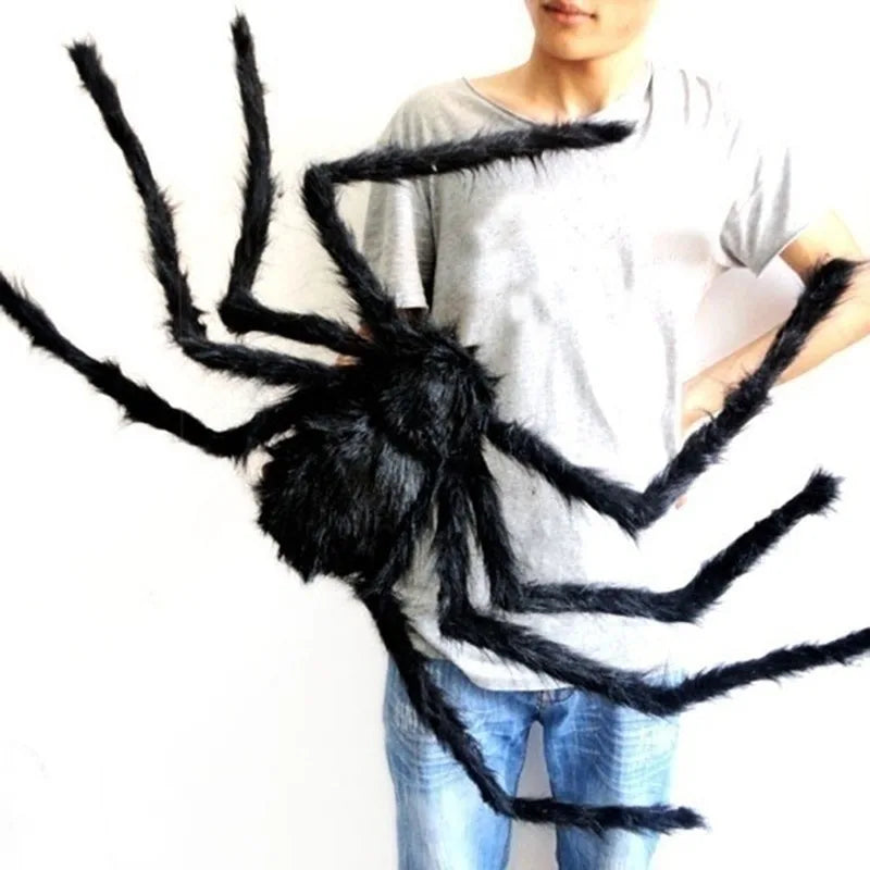 Halloween Big Plush Spider Halloween Decoration Party Props Outdoor Big Spider Decoration Chamber Trick A Prank  Big Spider