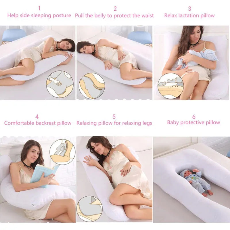 Body pillow for pregnant women