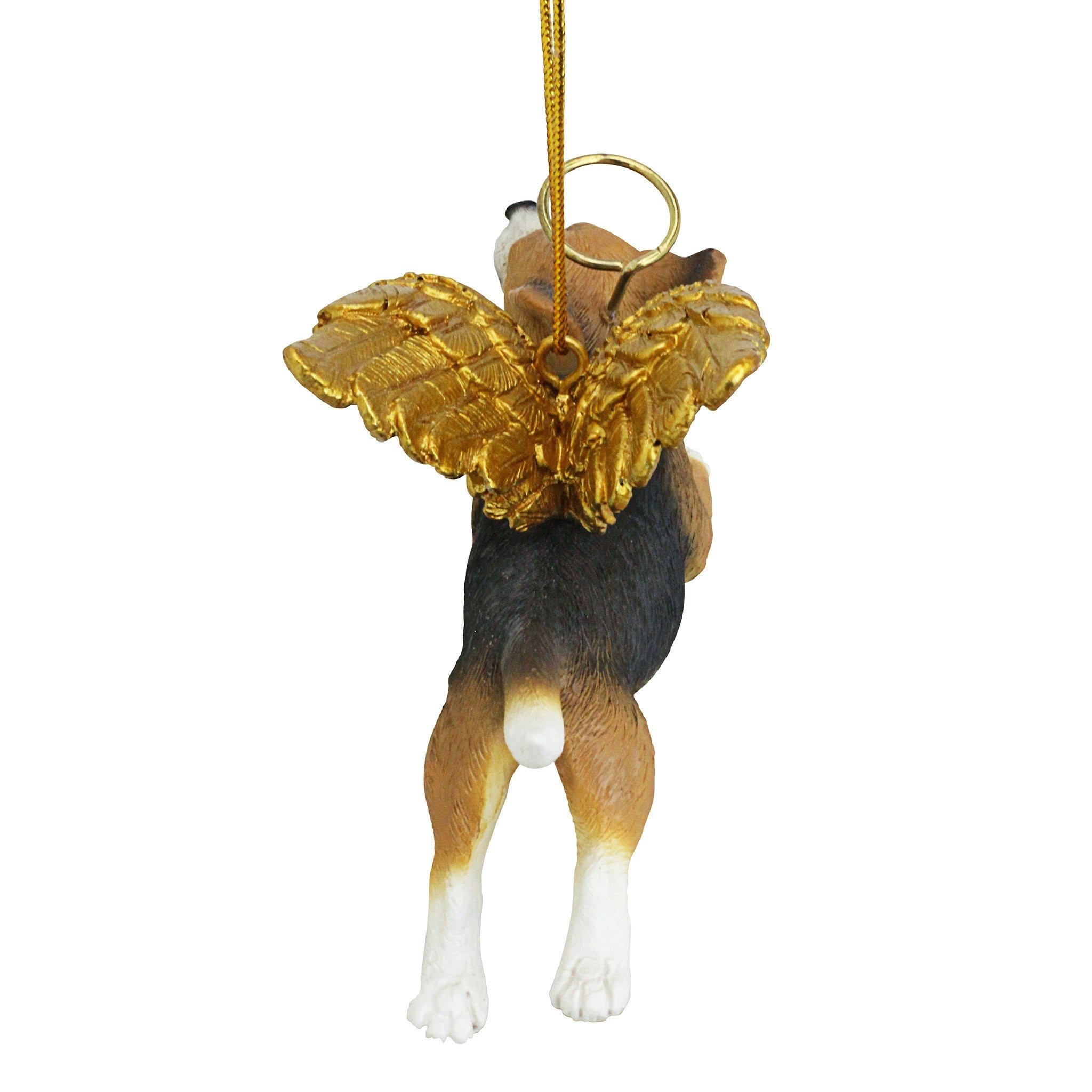 Honor the Pooch: Beagle Holiday Dog Angel Ornament