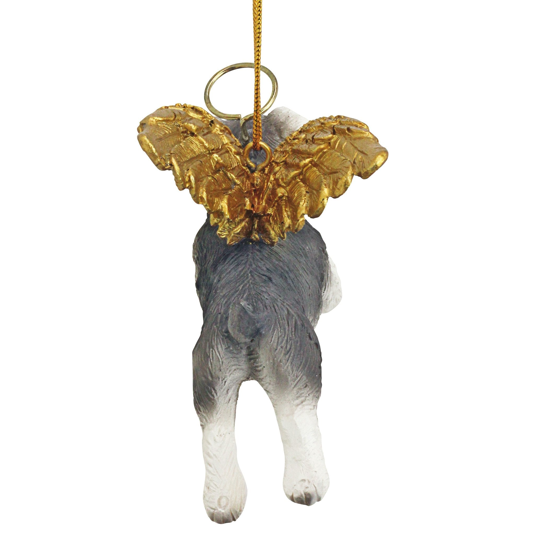 Honor the Pooch: Mini Schnauzer Holiday Dog Angel Ornament