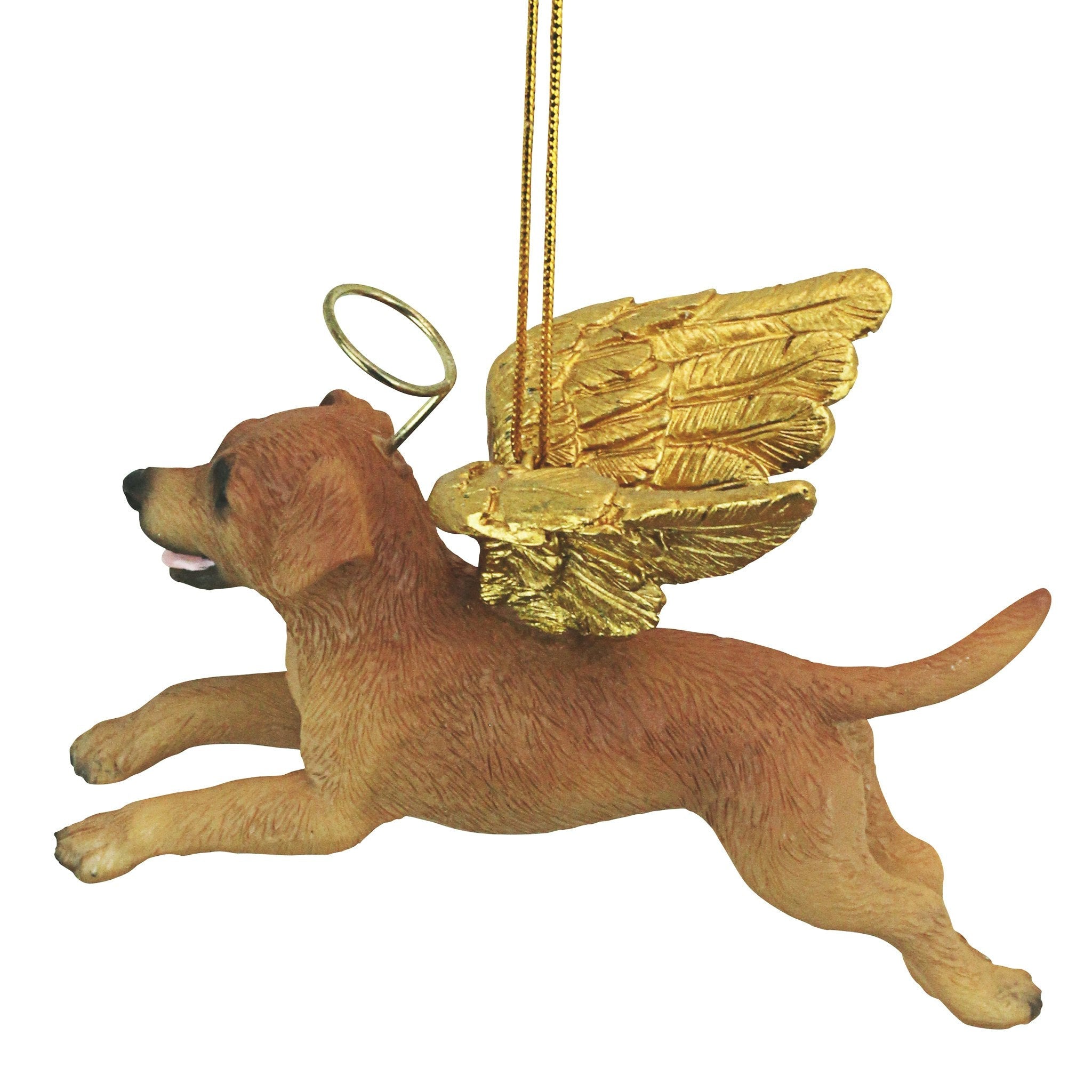 Honor the Pooch: Golden Retriever Holiday Dog Angel Ornament