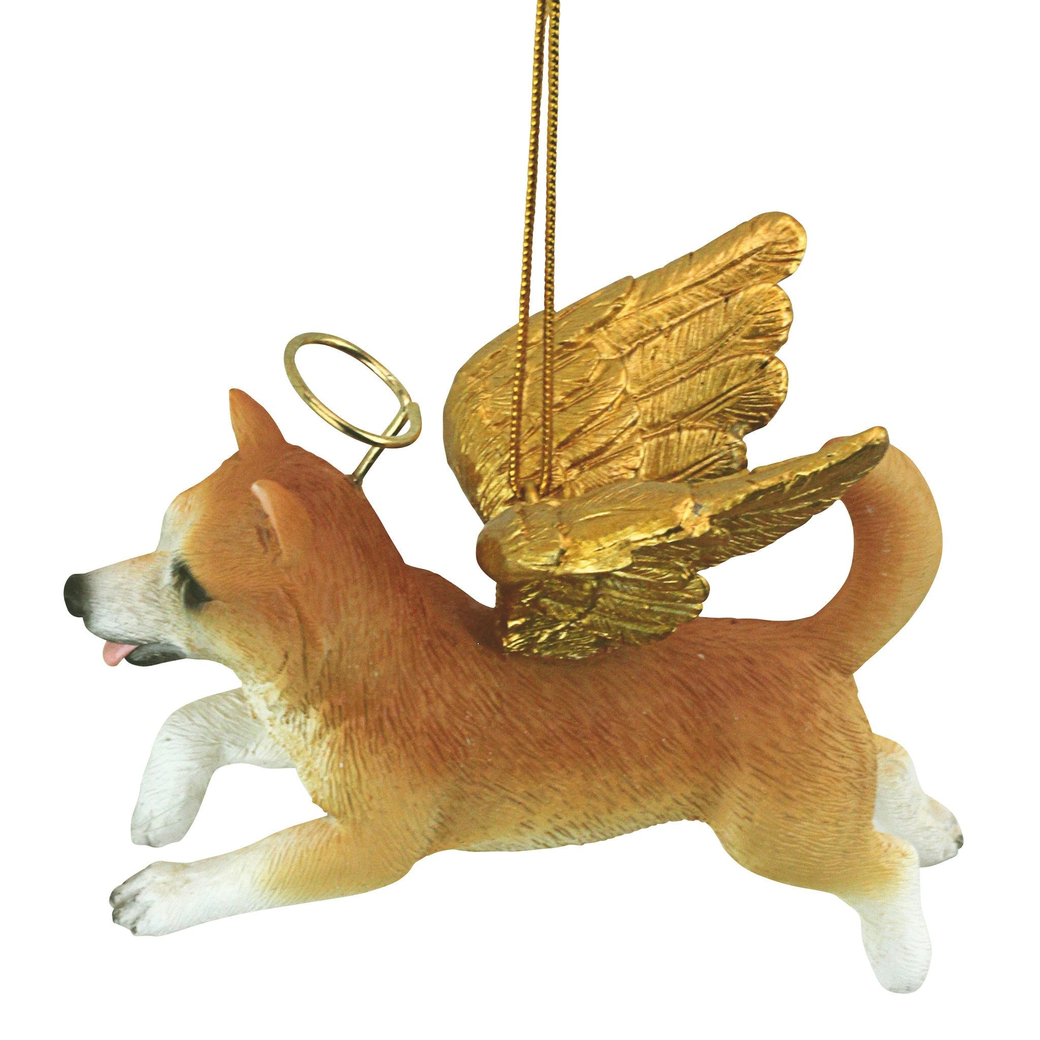 Honor the Pooch: Welsh Corgi Holiday Dog Angel Ornament