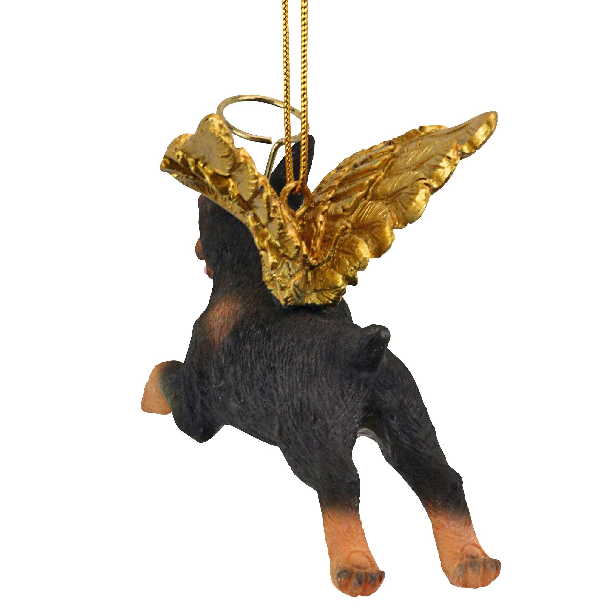 Honor the Pooch: Doberman Holiday Dog Angel Ornament