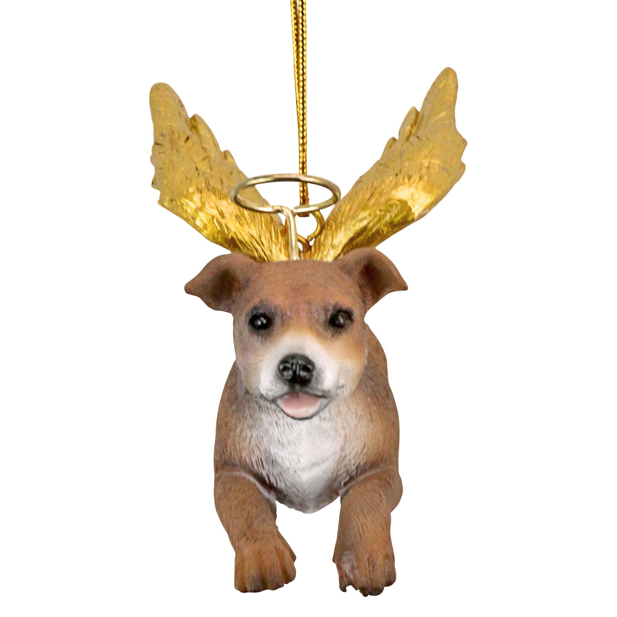 Honor the Pooch: Pit Bull Holiday Dog Angel Ornament