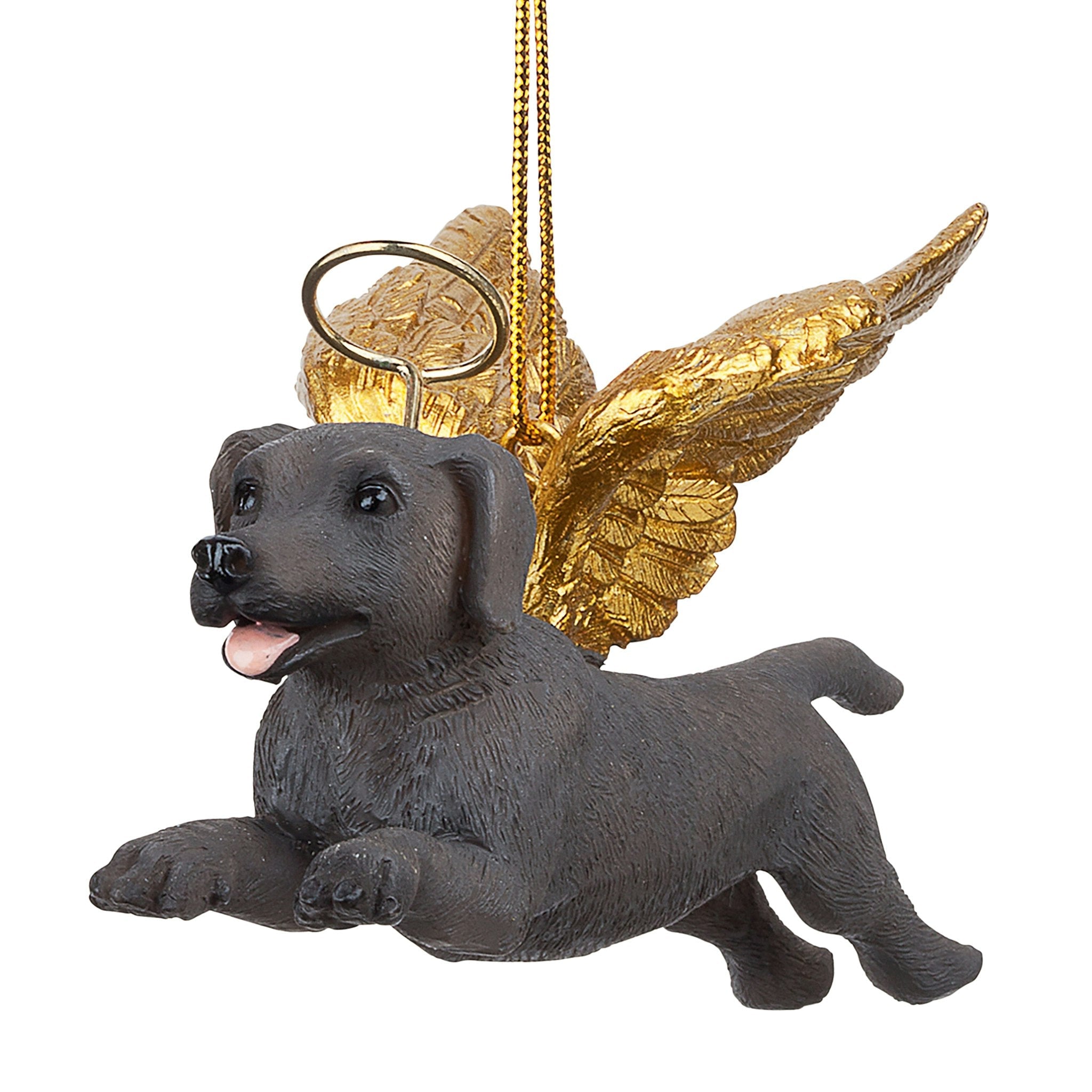 Honor the Pooch: Weimaraner Holiday Dog Angel Ornament