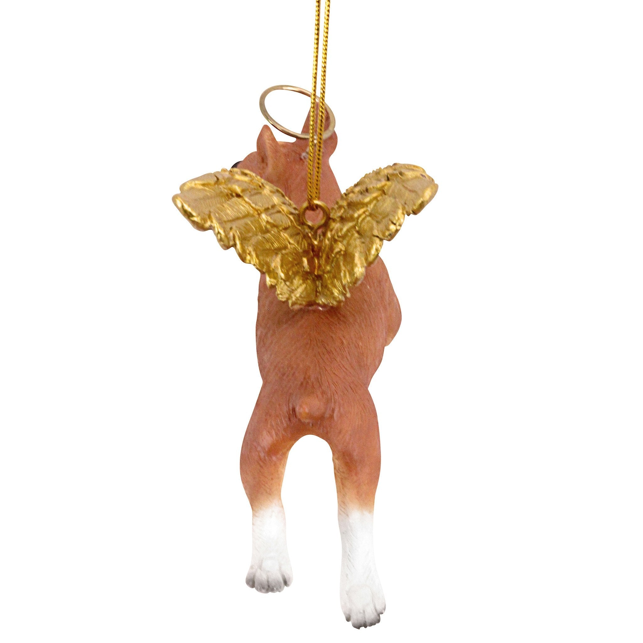 Honor the Pooch: Boxer Holiday Dog Angel Ornament