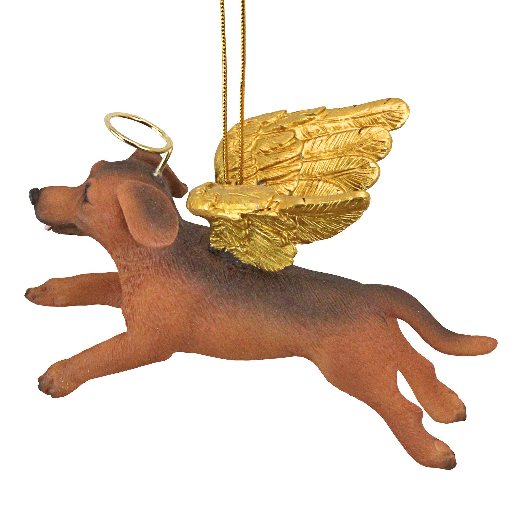 Honor the Pooch: Dachshund Holiday Dog Angel Ornament