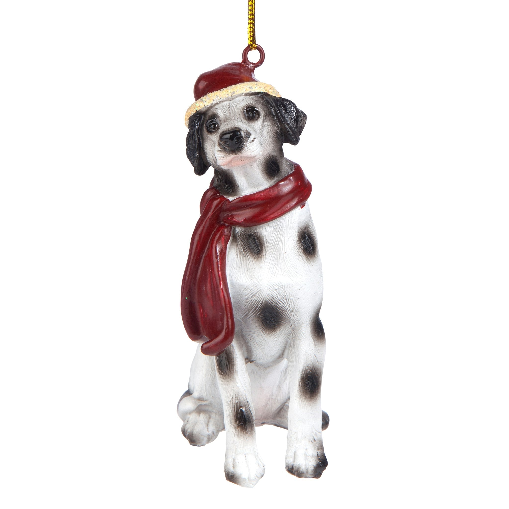 Dalmatian Holiday Dog Ornament Sculpture