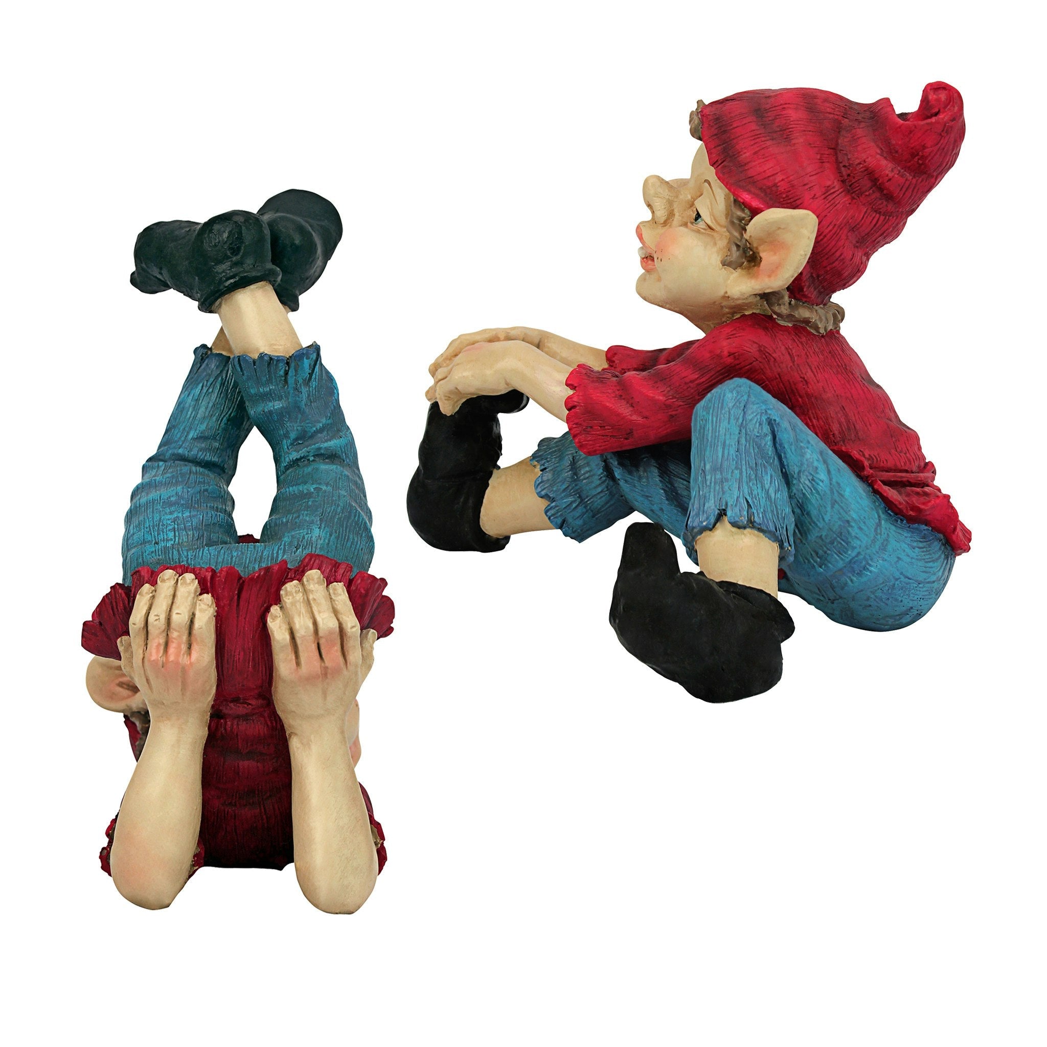 Eccentric Elves Garden Gnome Statues