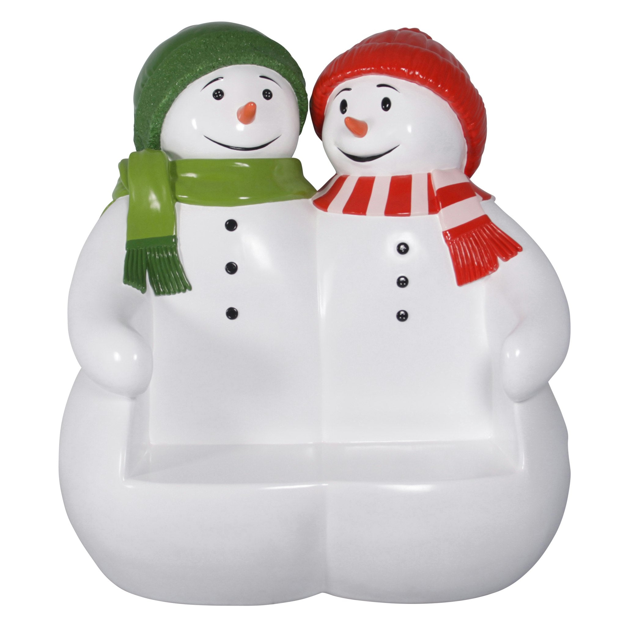 Powder Pals Holiday Snowman Bench