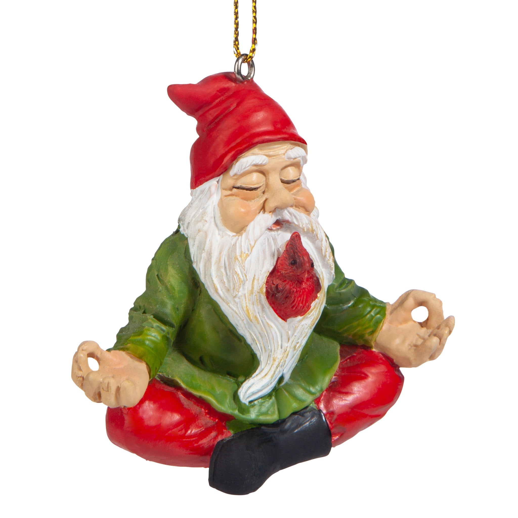 Zen Gnome Holiday Ornament