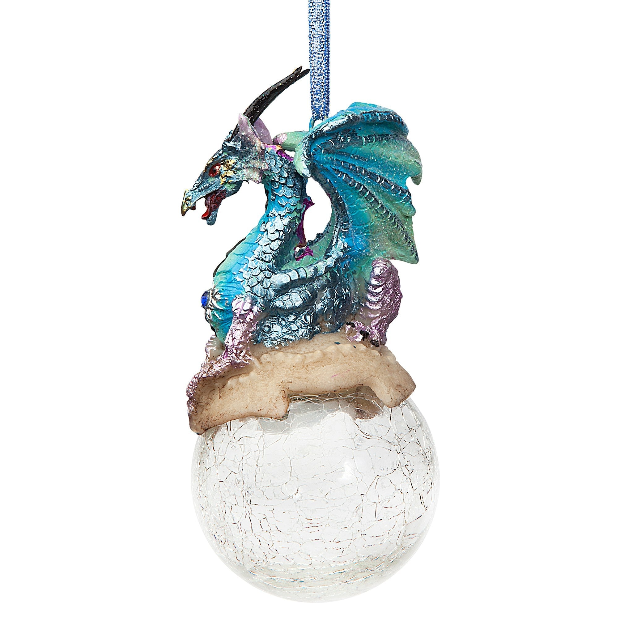 Frost, the Gothic Dragon Holiday Ornament