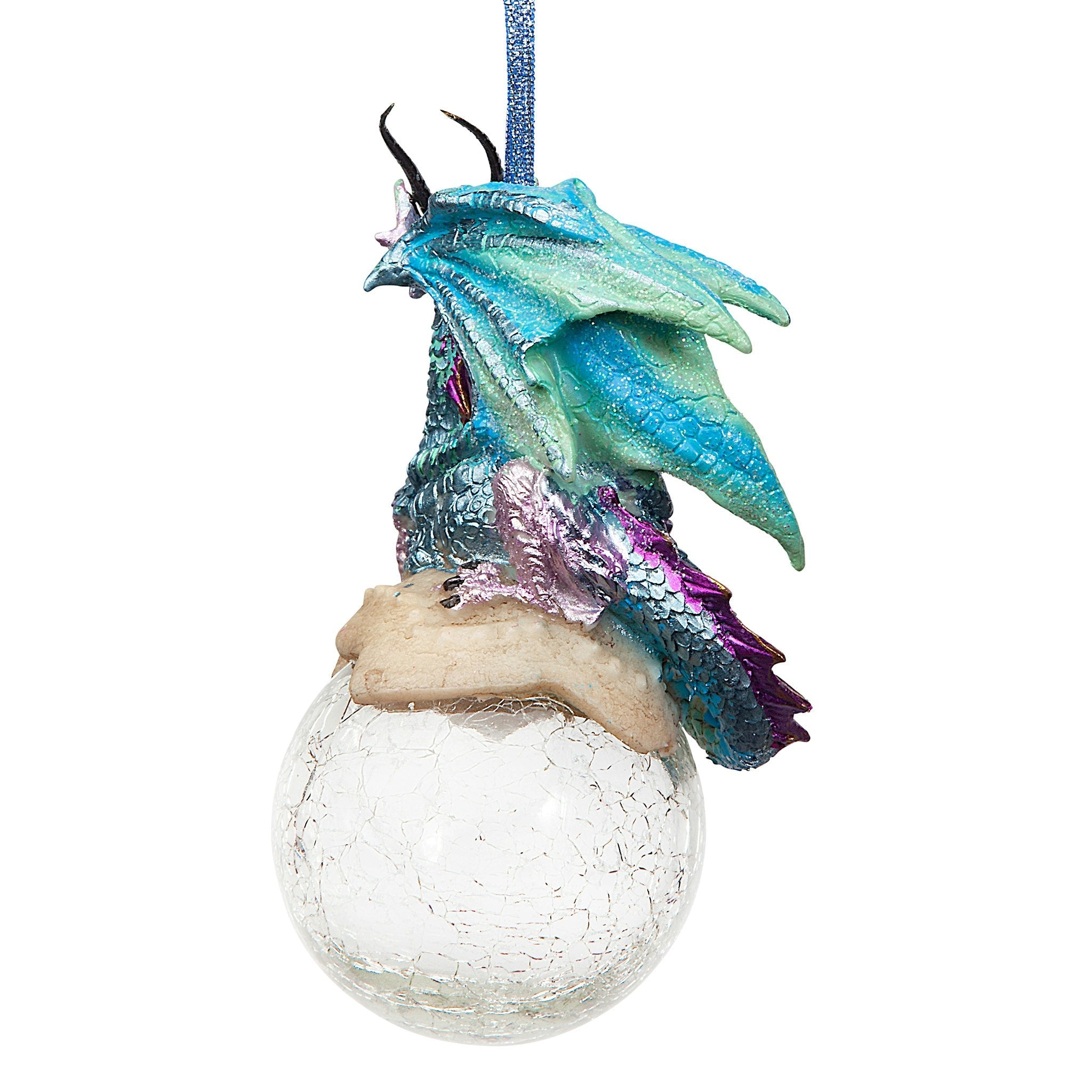 Frost, the Gothic Dragon Holiday Ornament