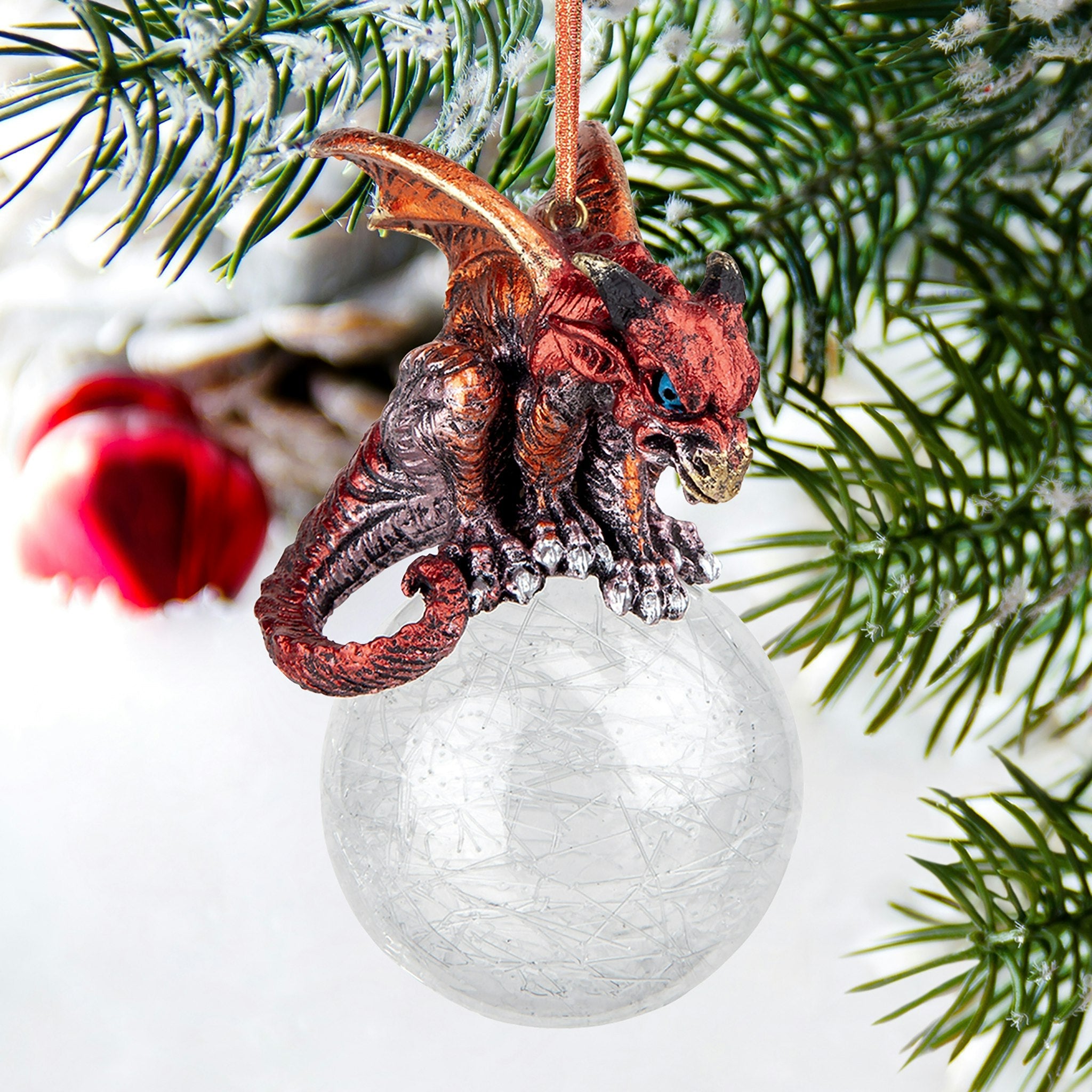 The Pensive Percher Dragon 2018 Collectible Holiday Ornament